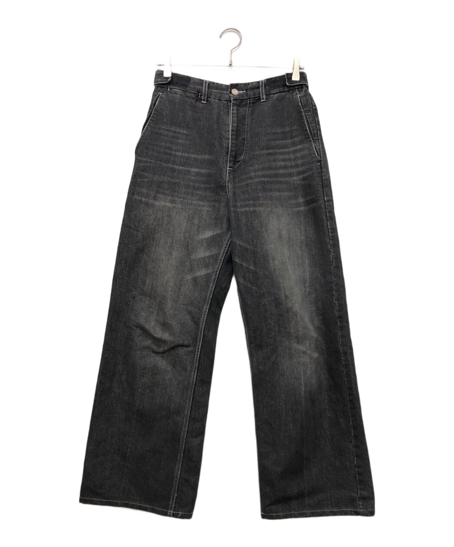 中古・古着通販】KAIKO (カイコー) SHINING FADED DENIM PANTS グレー 
