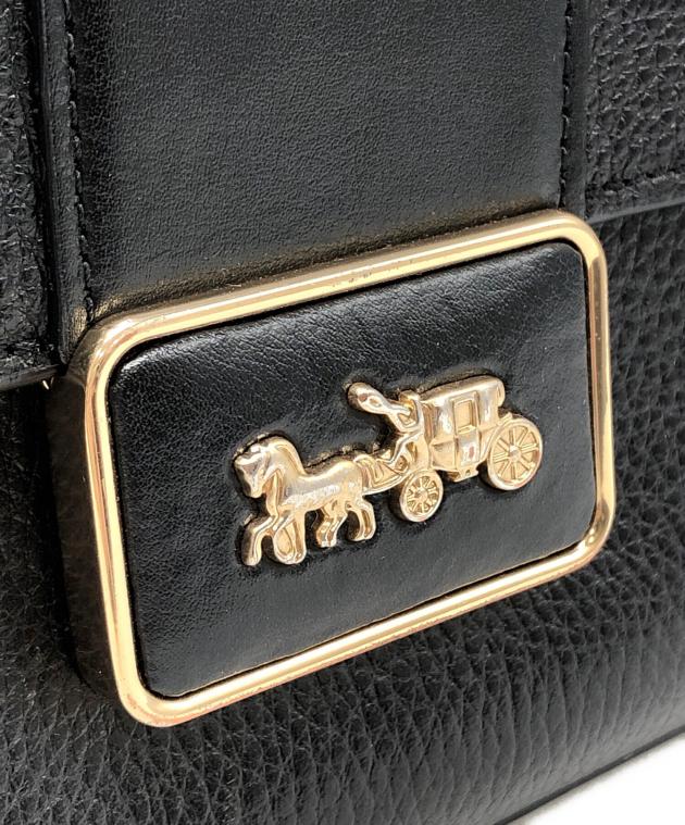 COACH コーチ グレースバッグ20 ブラック ハンドバッグ　ショルダーバッグ 中古・古着通販】COACH (コーチ) グレース ショルダー バッグ ブラック