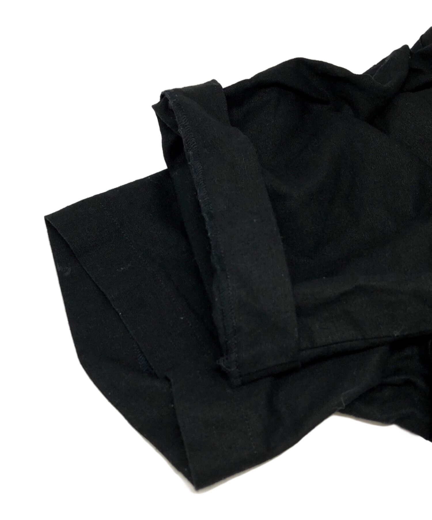 中古・古着通販】foufou (フーフー) THE DRESS #36 black linen DRESS