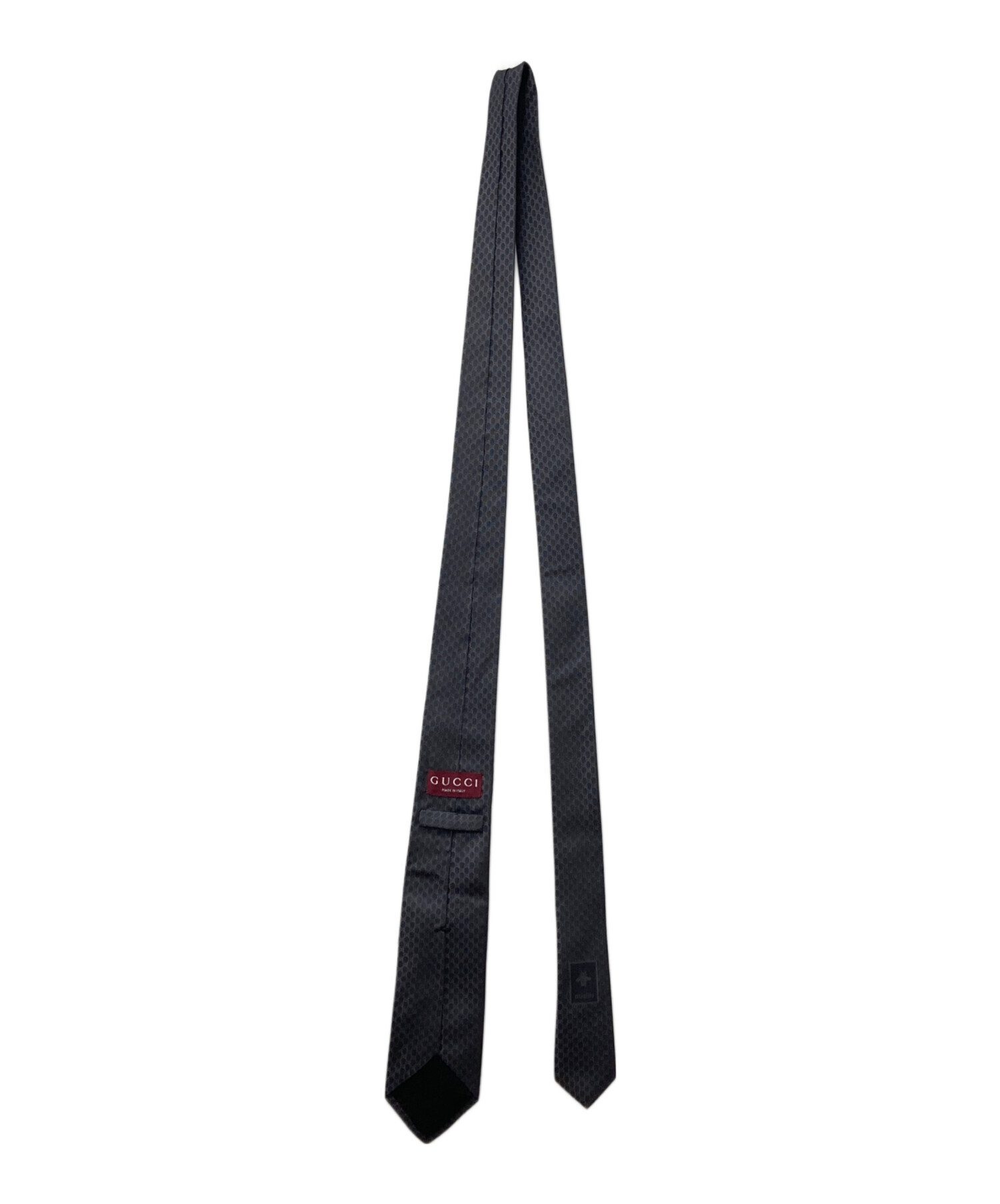 中古・古着通販】GUCCI (グッチ) GG シルクジャカード ネクタイ グレー
