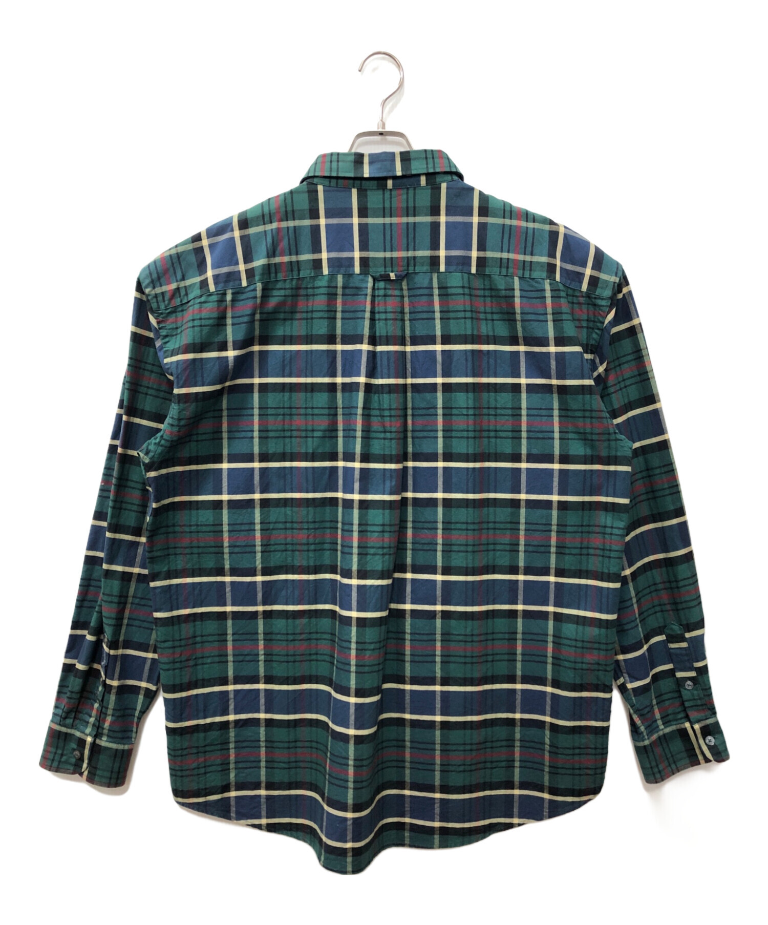 中古・古着通販】stussy (ステューシー) チェックシャツ グリーン