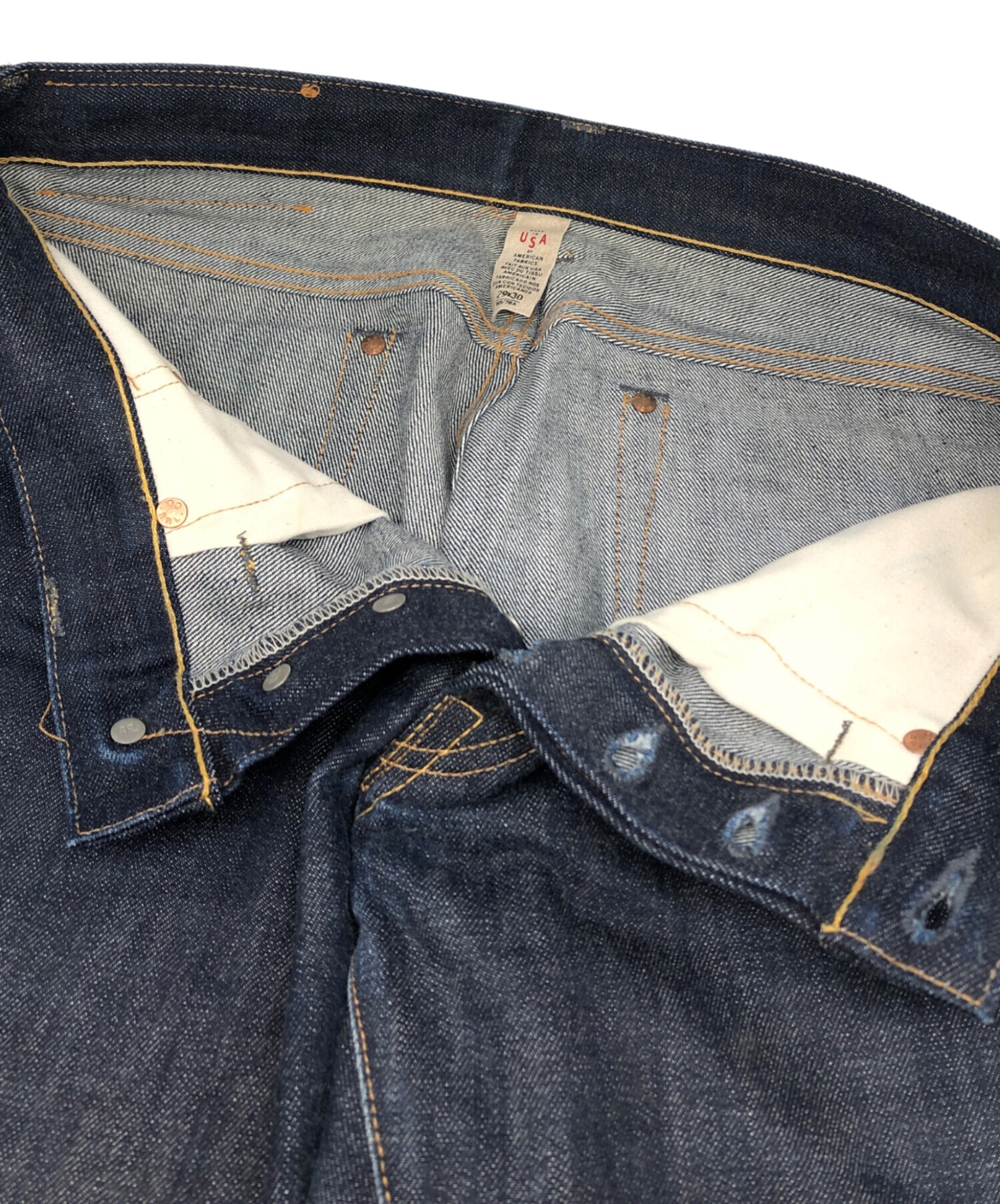 中古・古着通販】RRL (ダブルアールエル) セルヴィッジデニムパンツ 