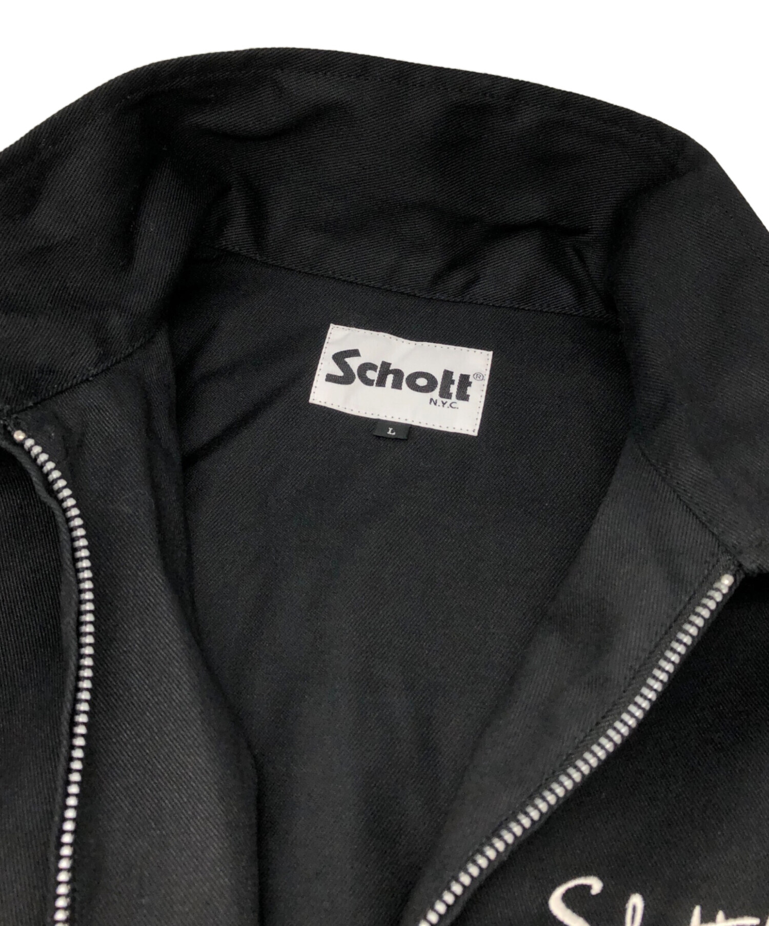 中古・古着通販】Schott (ショット) TC ワークジャケット ブラック