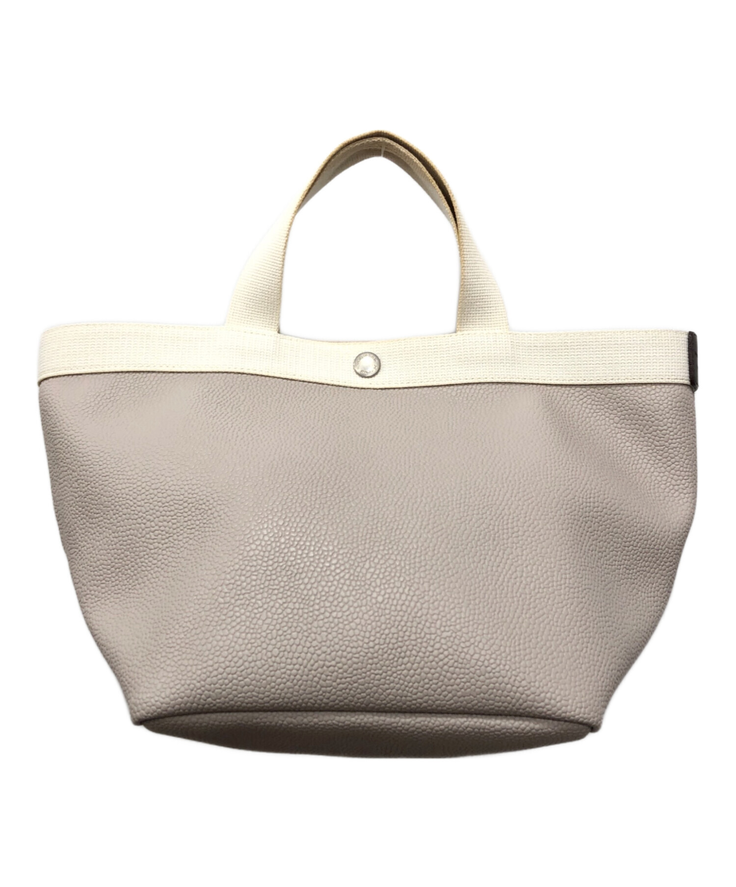 【美品】　エルベシャプリエ 舟型トートM マスティック×モカ フランス 中古・古着通販】Herve Chapelier (エルベシャプリエ) リュクス舟型