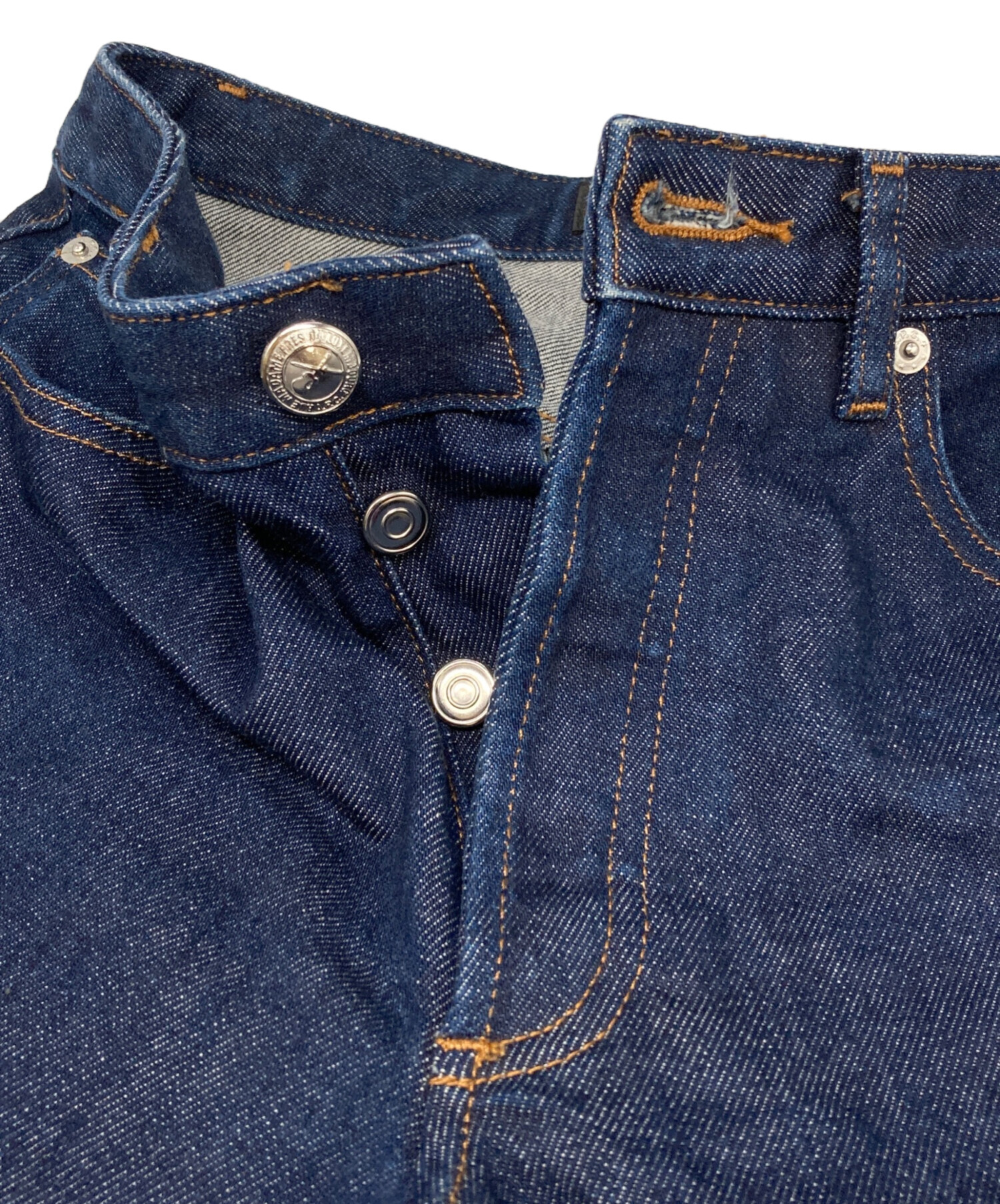 ■美品■A.P.C. アーペーセー ≪JEAN GLORIA INDIGO DELAVE≫ デニムパンツ ジーンズ セミフレアパンツ レディース サイズ28 コットン ボタンフライ インディゴ ネイビー ブランド古着 【中古】20240305/GP4434 中古・古着通販】A.P.C. (アーペーセー) フレアデニムパンツ ブルー