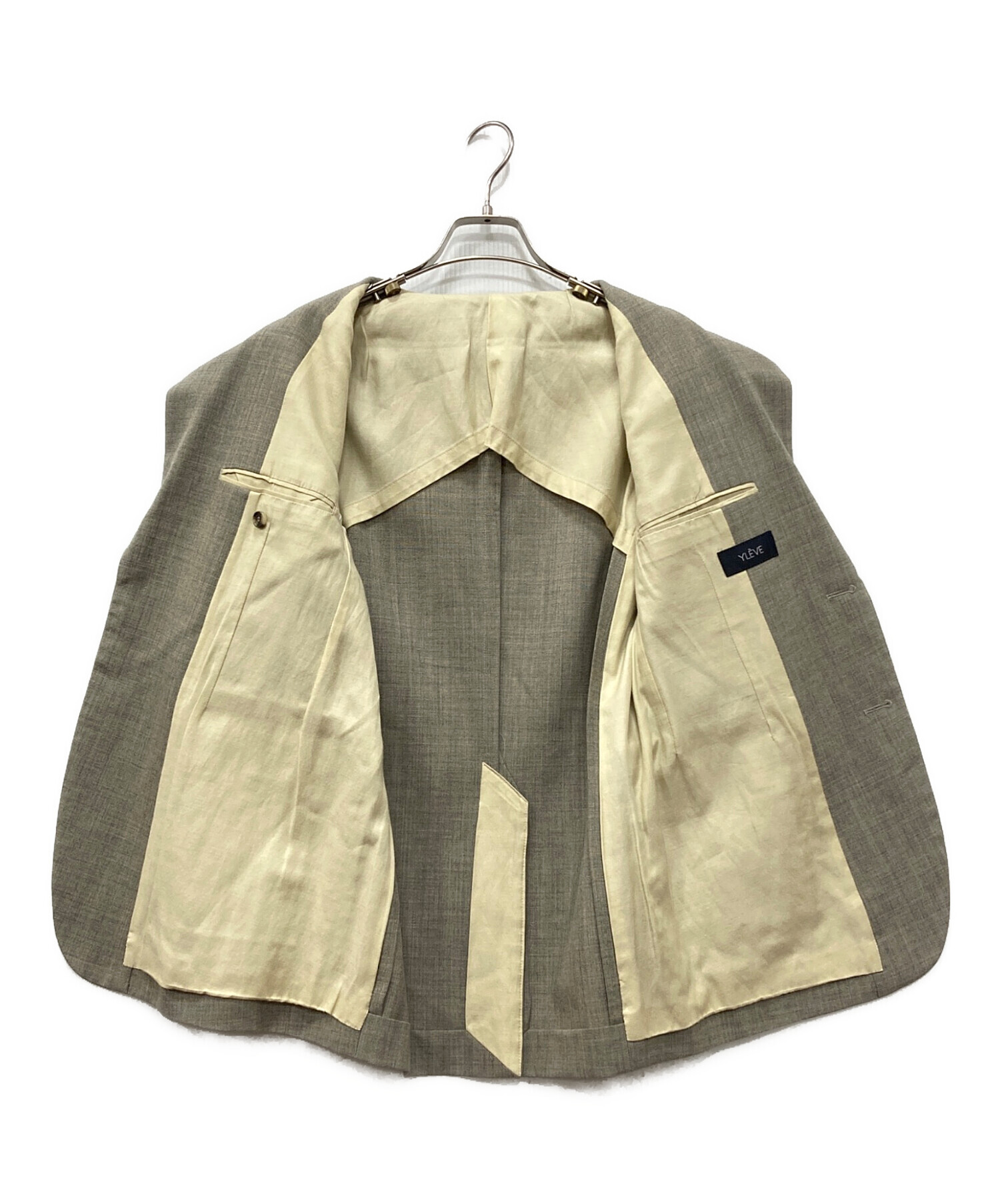 中古・古着通販】YLEVE (イレーヴ) TOP OVERDYE SUMMER WOOL JK グレー