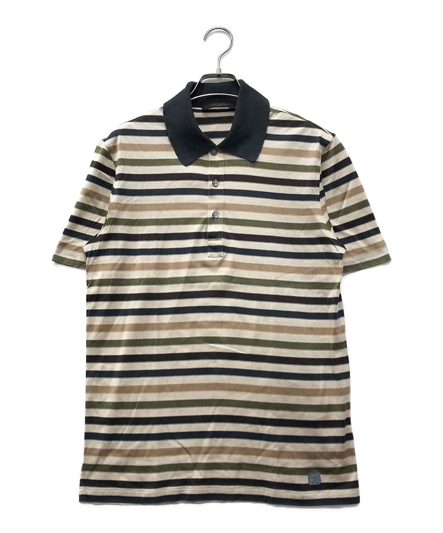 中古・古着通販】LOUIS VUITTON (ルイ ヴィトン) ボーダーポロシャツ