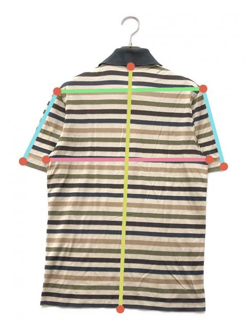 中古・古着通販】LOUIS VUITTON (ルイ ヴィトン) ボーダーポロシャツ