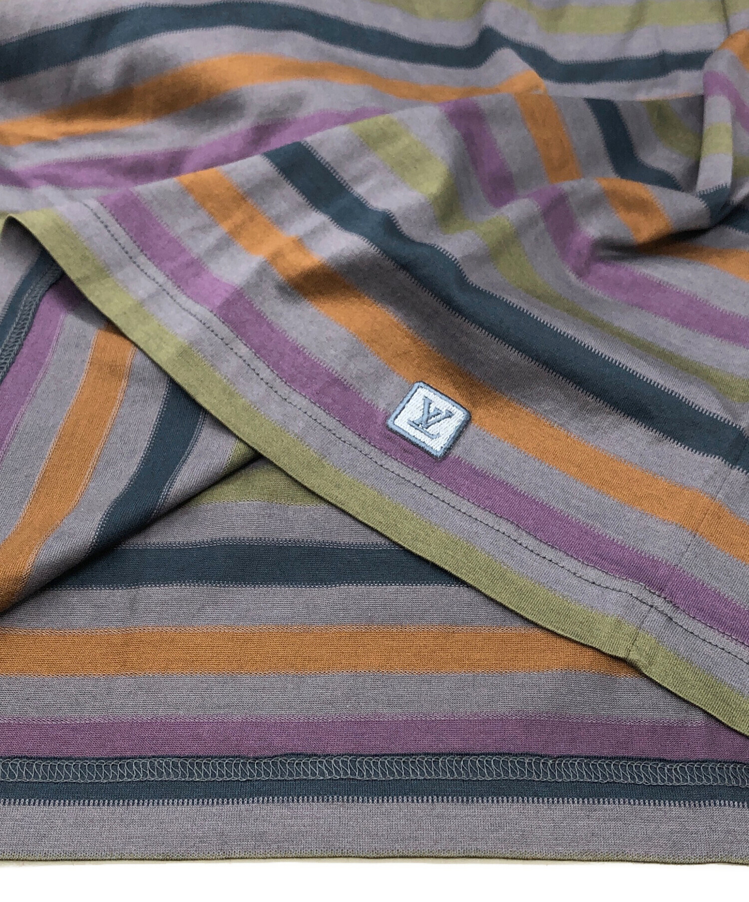 中古・古着通販】LOUIS VUITTON (ルイ ヴィトン) ボーダーポロシャツ