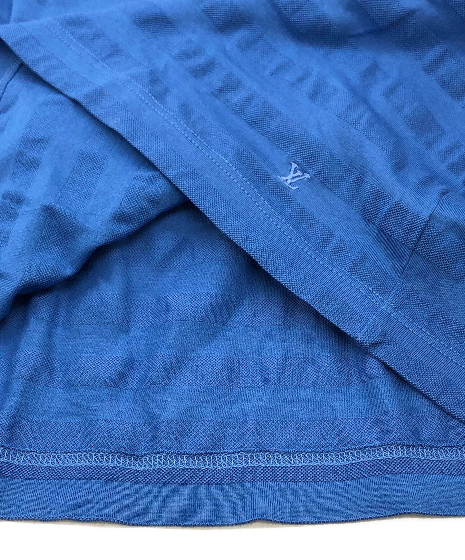 中古・古着通販】LOUIS VUITTON (ルイ ヴィトン) ポロシャツ ブルー 