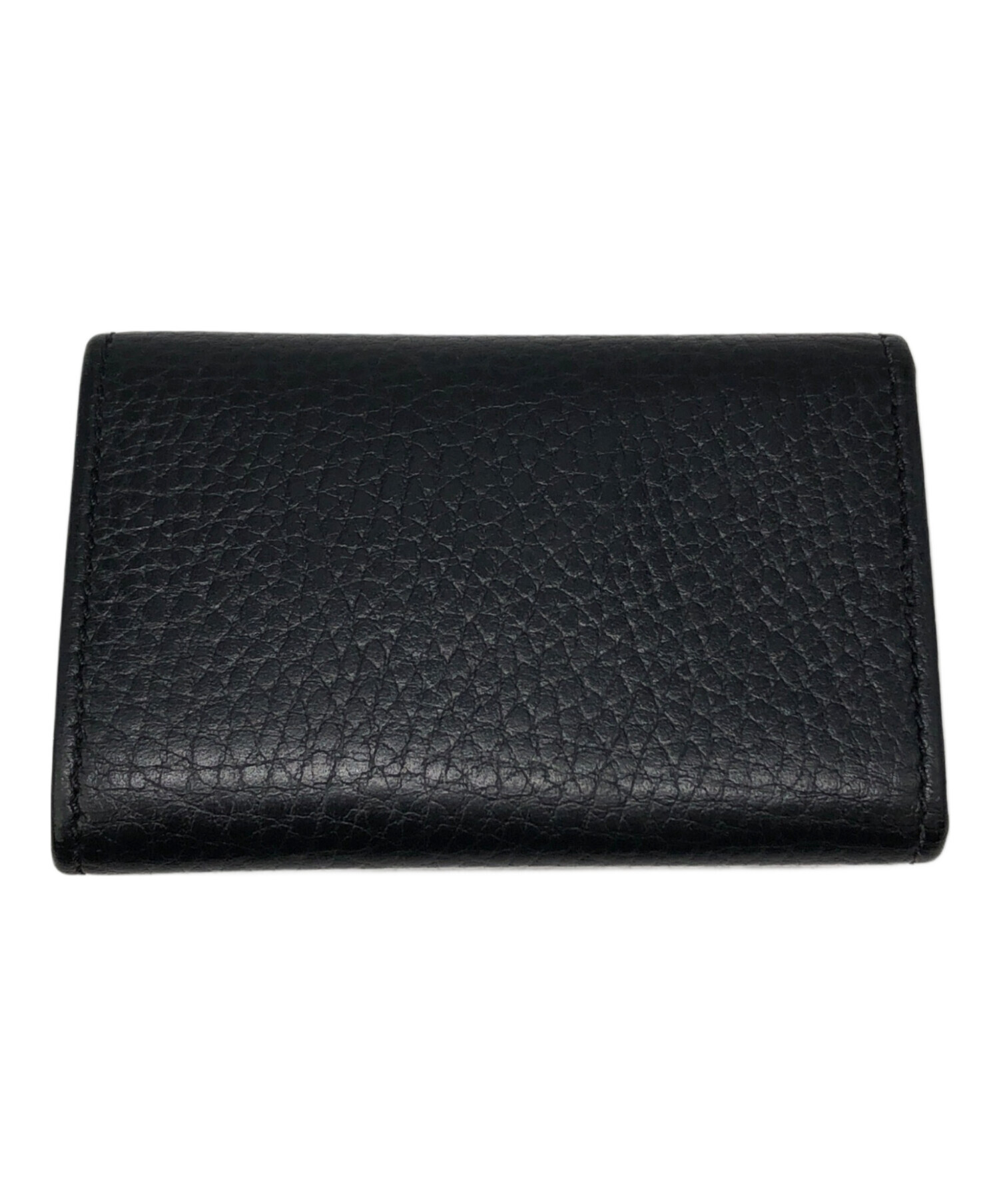 中古・古着通販】GUCCI (グッチ) GGマーモントキーケース ブラック