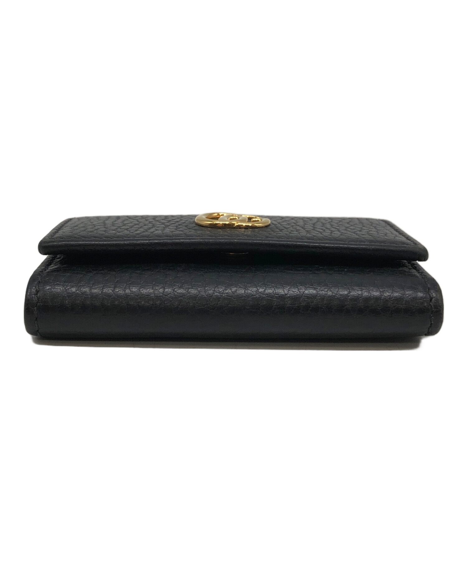 中古・古着通販】GUCCI (グッチ) GGマーモントキーケース ブラック