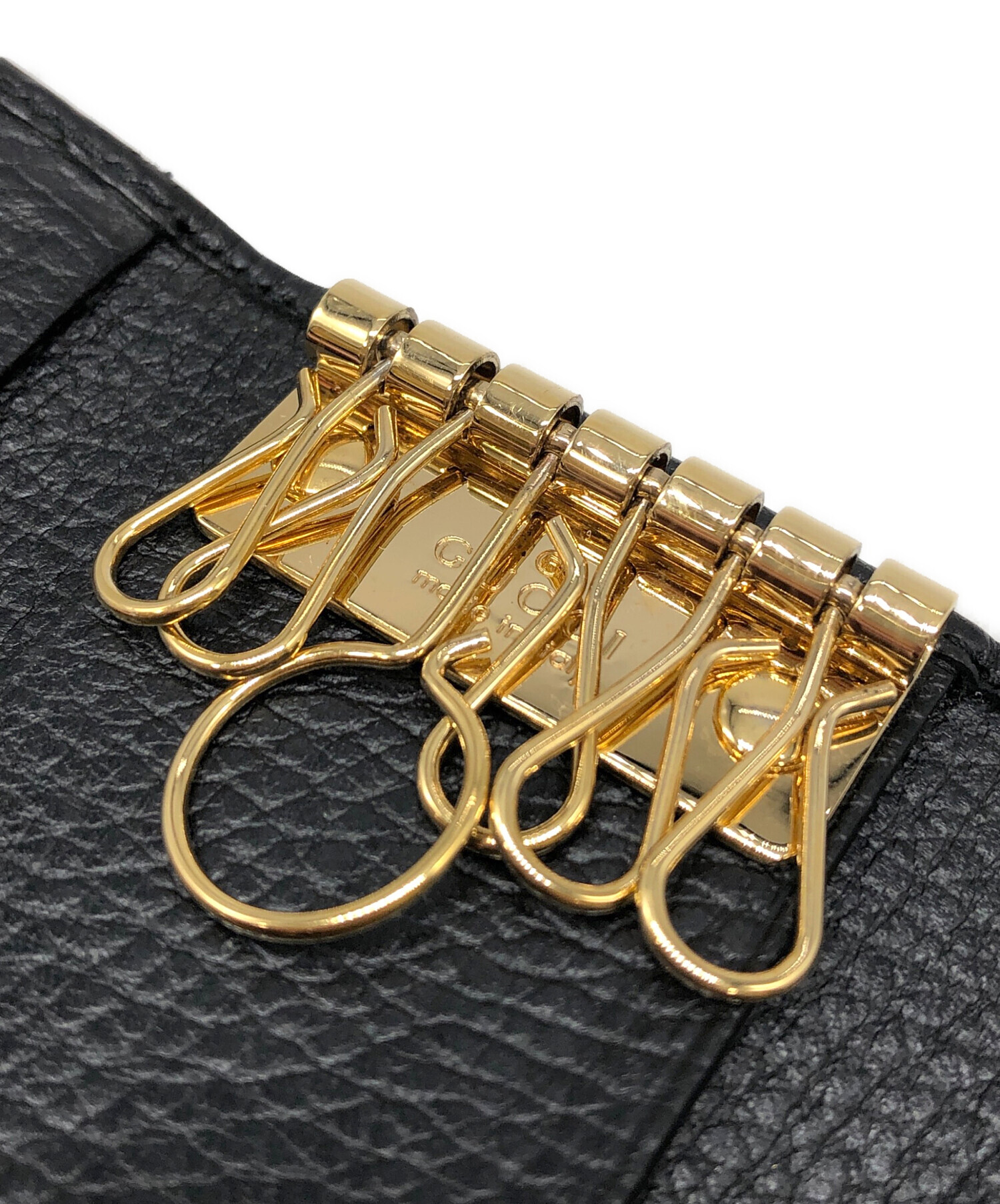 新品未使用GUCCI GGマーモントキーケース 中古・古着通販】GUCCI (グッチ) GGマーモントキーケース ブラック