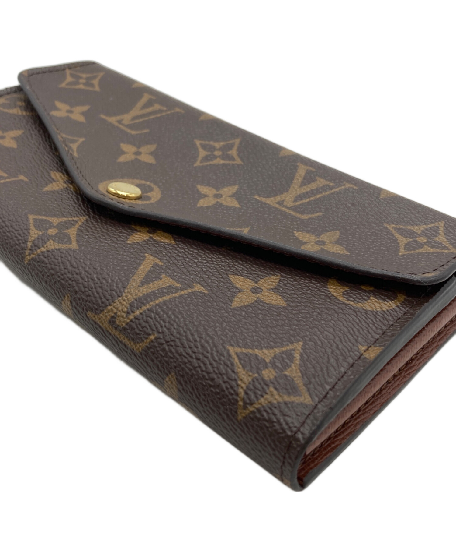 中古・古着通販】LOUIS VUITTON (ルイ ヴィトン) 長財布 ブラウン 中古・古着通販】LOUIS VUITTON (ルイ ヴィトン) 長財布 ブラウン