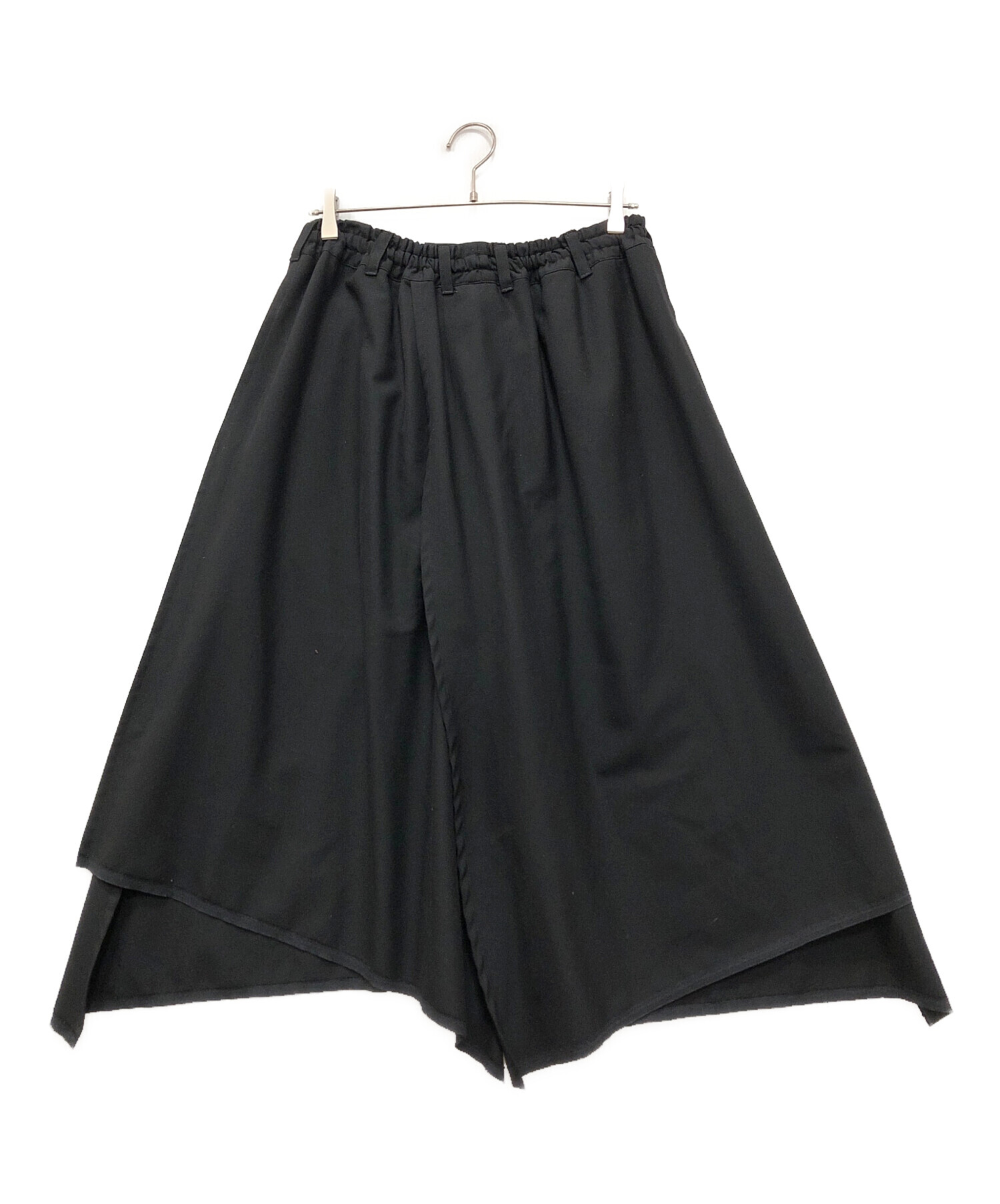 中古・古着通販】GROUND Y (グラウンドワイ) パンツスカート ブラック