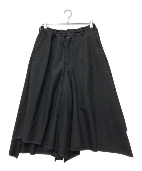 中古・古着通販】GROUND Y (グラウンドワイ) パンツスカート ブラック