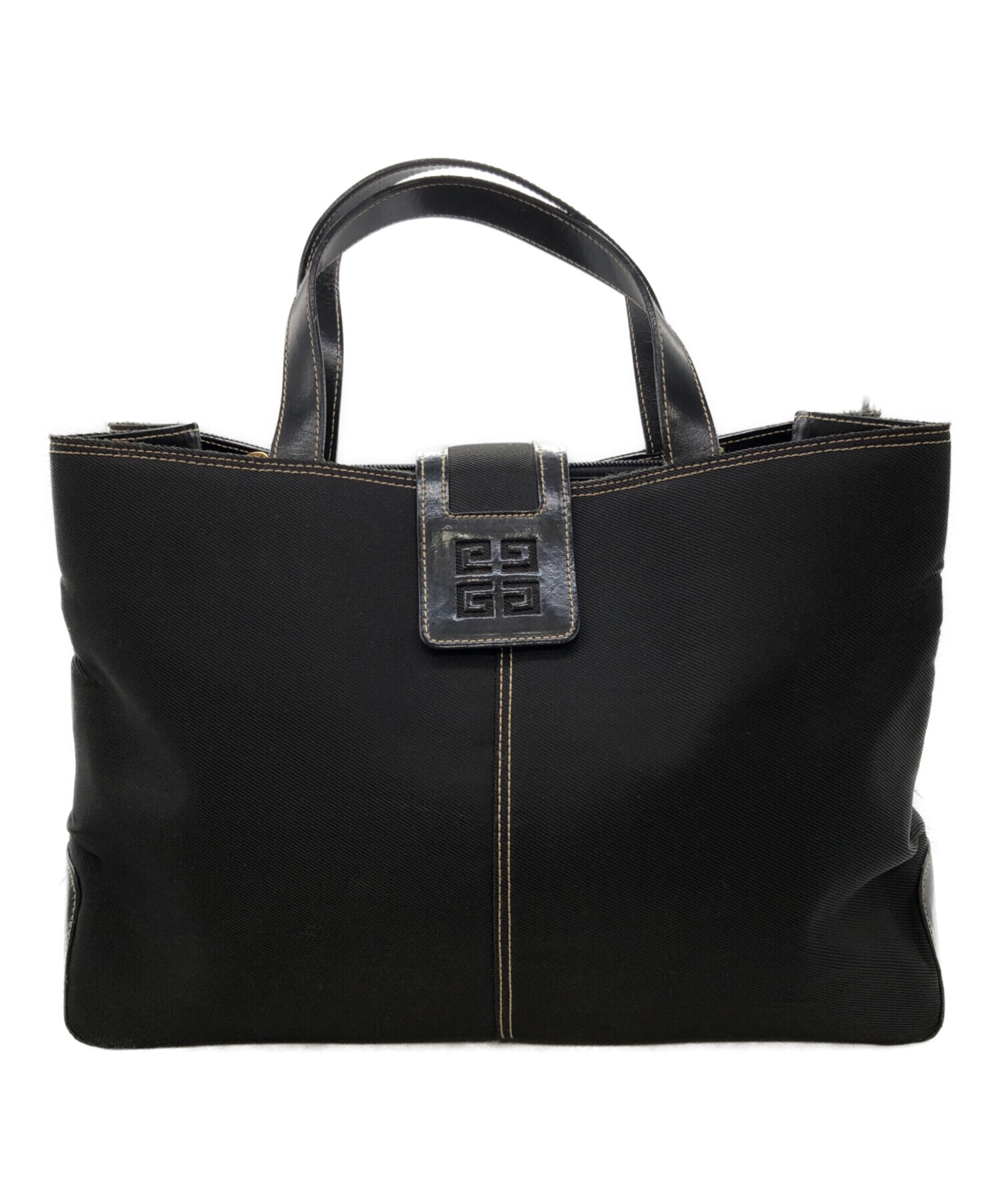 未使用！Givenchy 4G ハンドバッグ 中古・古着通販】GIVENCHY (ジバンシィ) 4Gロゴ ハンドバッグ ブラック