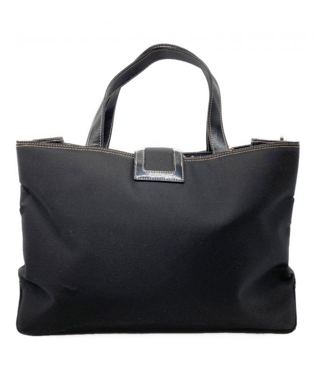 中古・古着通販】GIVENCHY (ジバンシィ) 4Gロゴ ハンドバッグ ブラック
