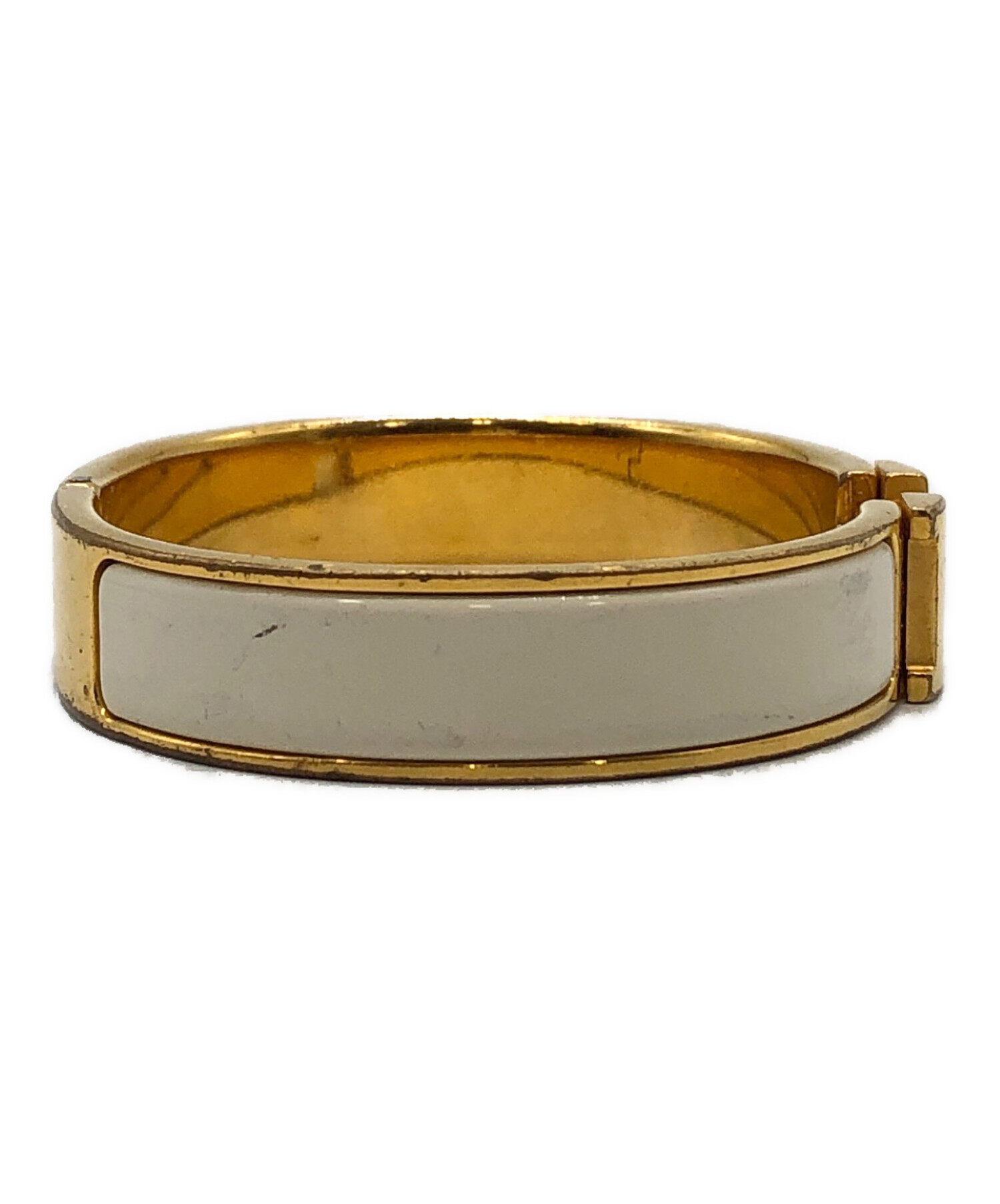中古・古着通販】HERMES (エルメス) クリックH ブレスレット ゴールド