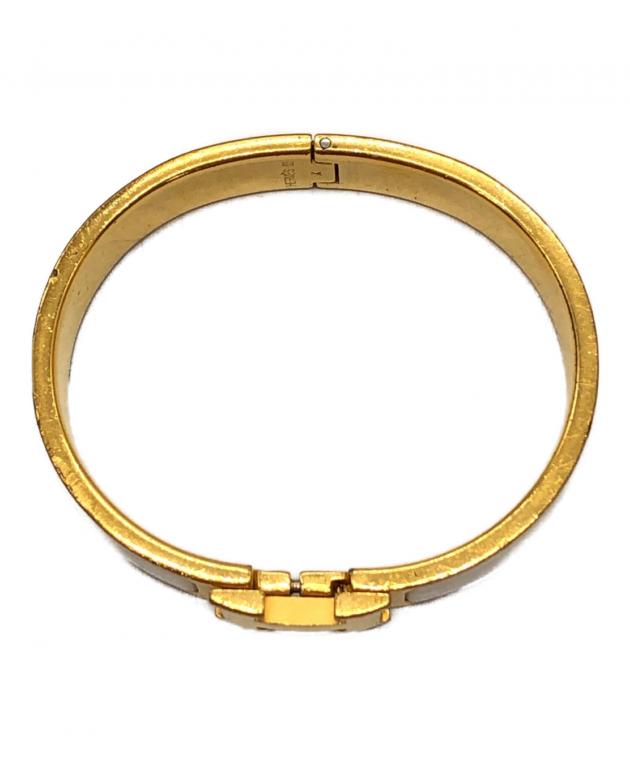 中古・古着通販】HERMES (エルメス) クリックH ブレスレット ゴールド