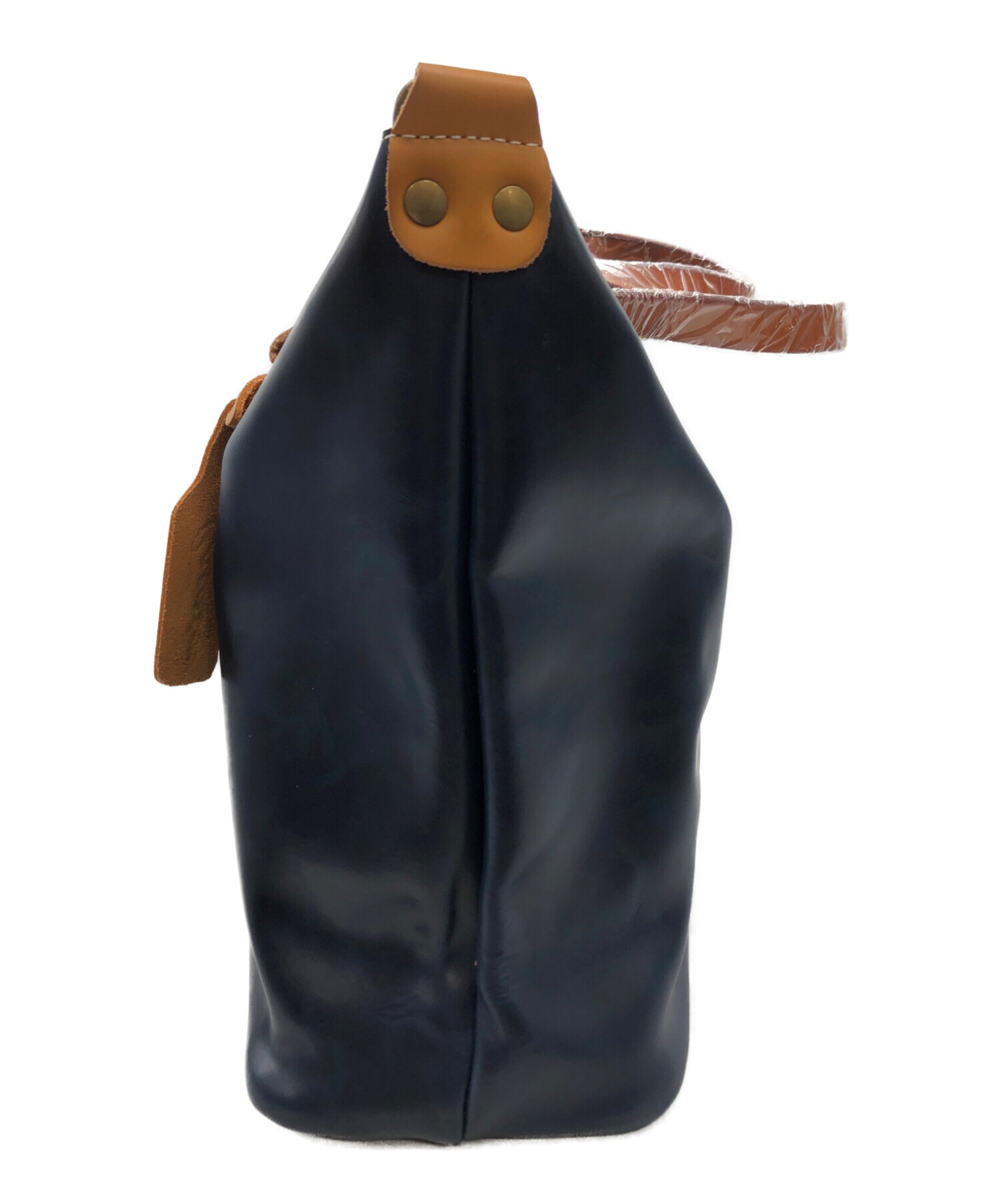 中古・古着通販】KIMURA (キムラ) レザー2WAYバッグ ネイビー サイズ 