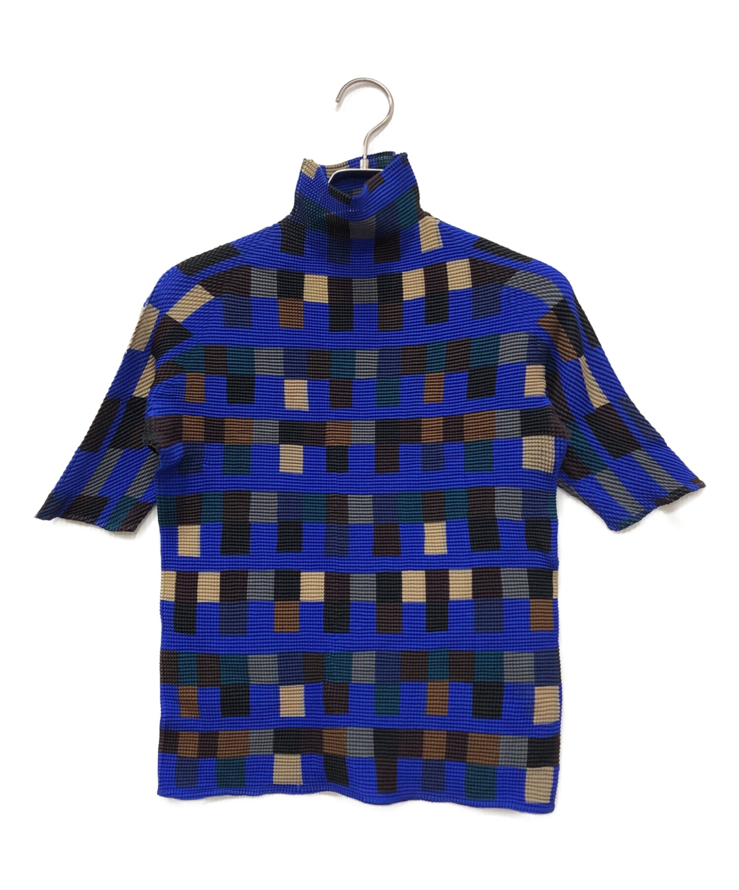 中古・古着通販】PLEATS PLEASE (プリーツプリーズ) 総柄ハイネック