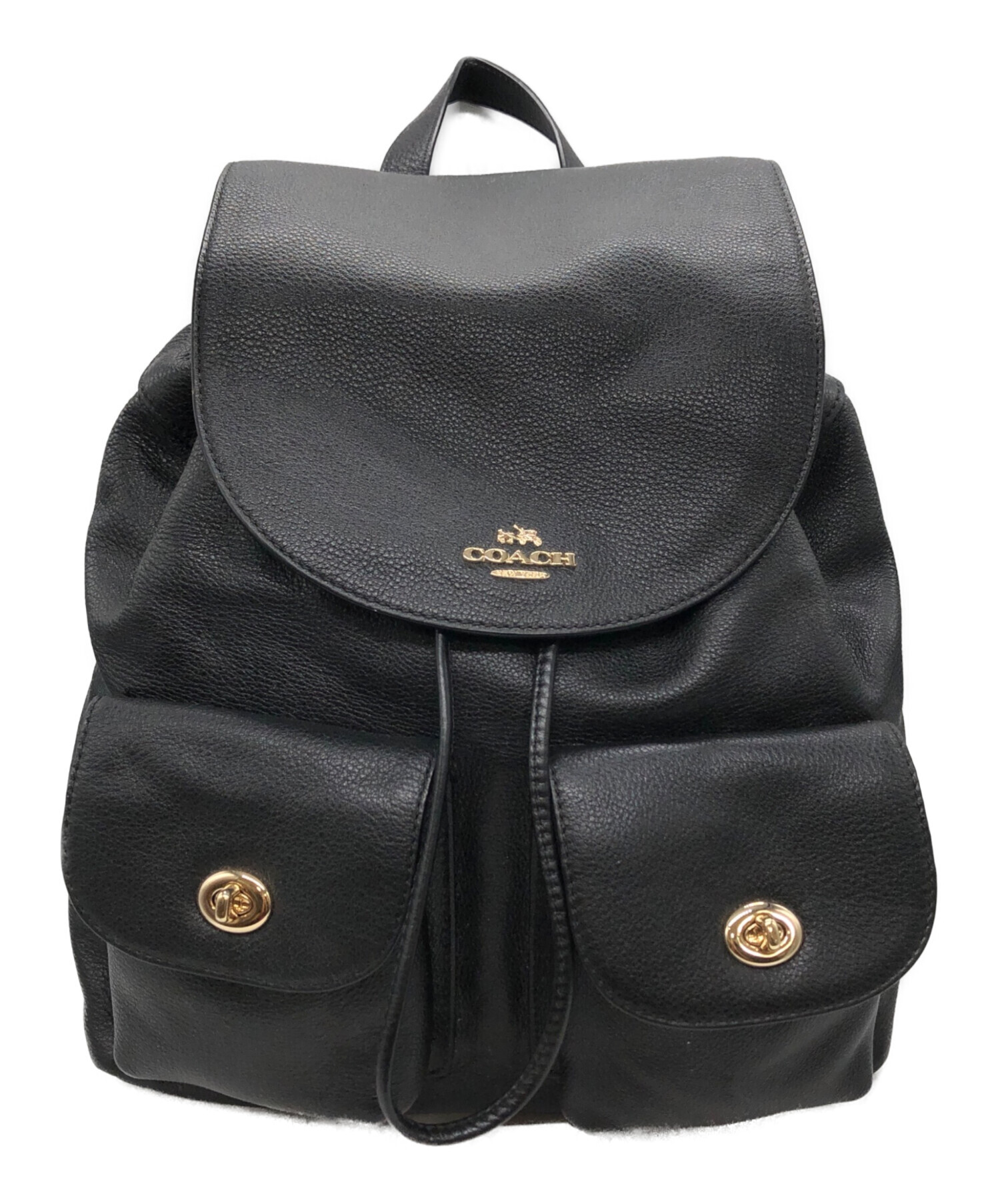 中古・古着通販】COACH (コーチ) ビリー バックパック ブラック サイズ