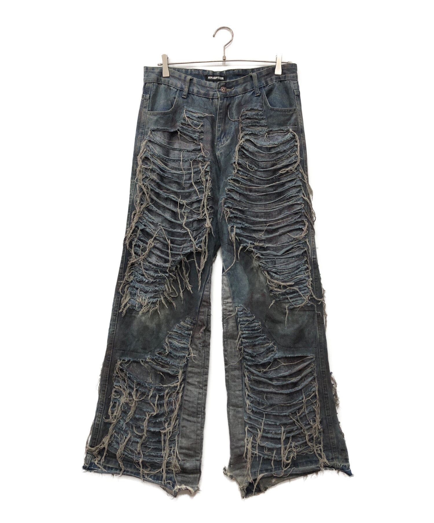 中古・古着通販】MM:OPTION (ミリオプション) noise denim pants