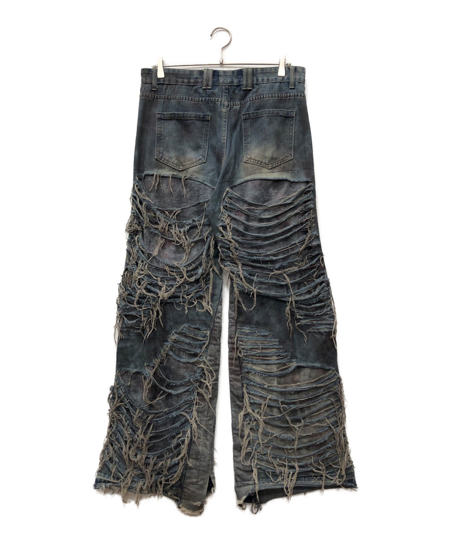 中古・古着通販】MM:OPTION (ミリオプション) noise denim pants