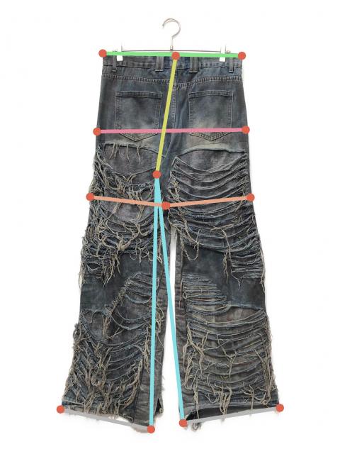 中古・古着通販】MM:OPTION (ミリオプション) noise denim pants