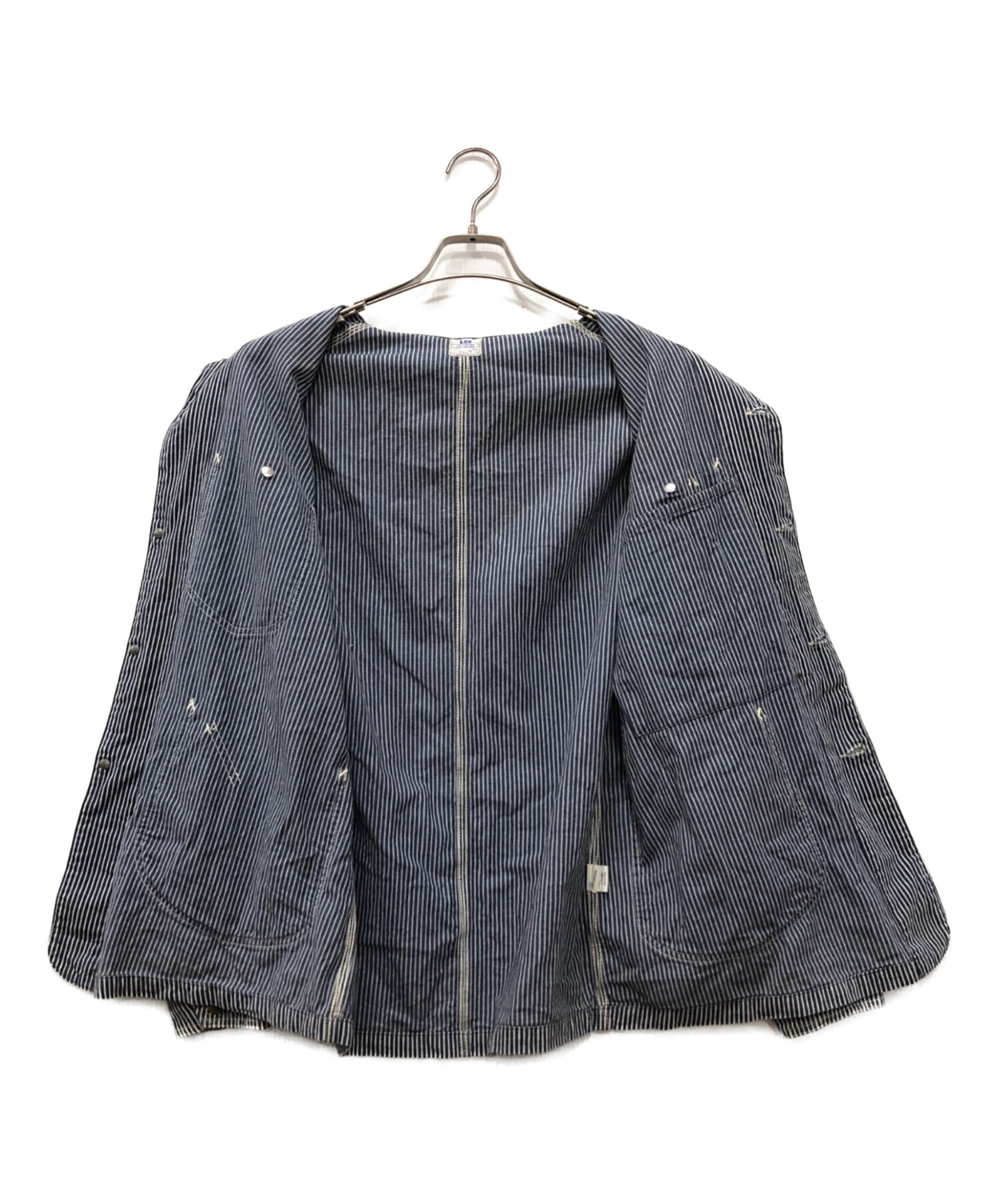 中古・古着通販】LEE (リー) 復刻91-J ヒッコリーカバーオール
