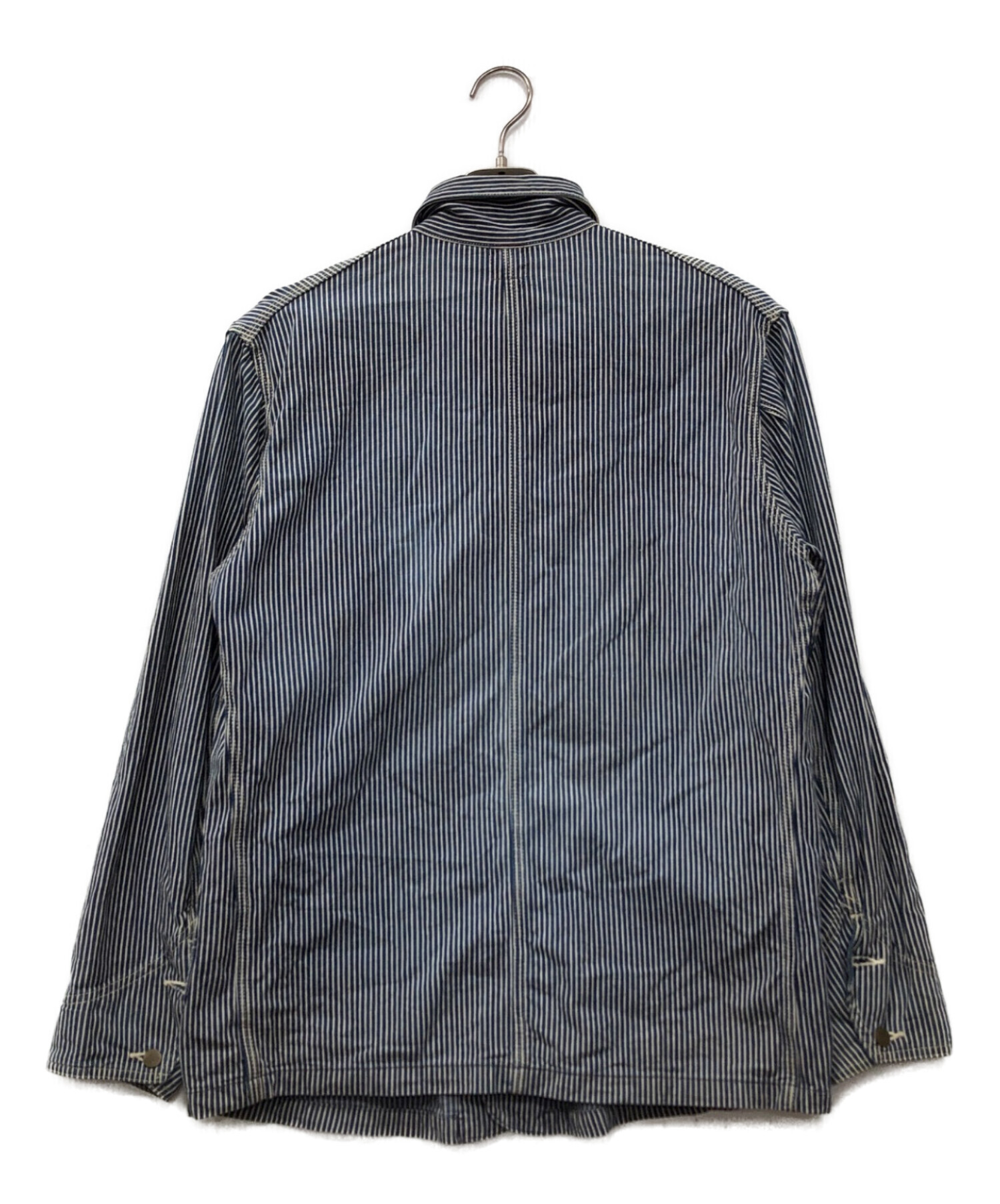 中古・古着通販】LEE (リー) 復刻91-J ヒッコリーカバーオール