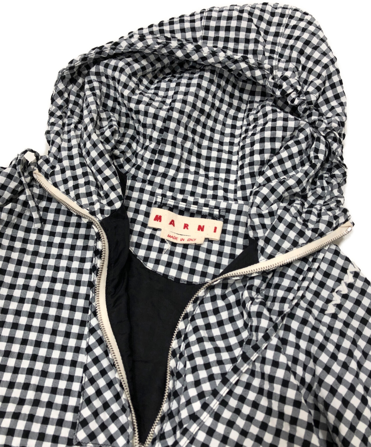 中古・古着通販】MARNI (マルニ) シアサッカーフーデットチェック