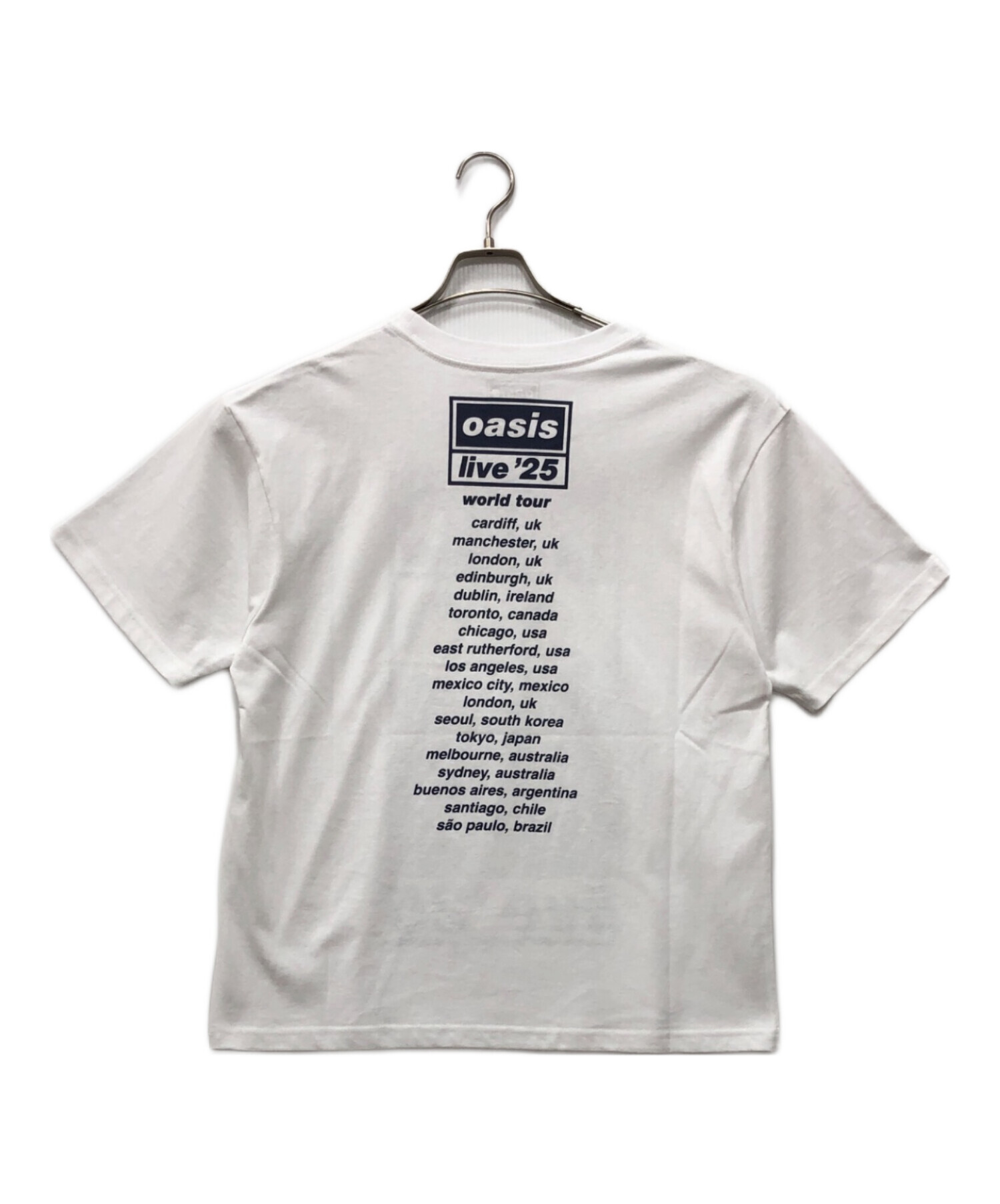 中古・古着通販】oasis (オアシス) バンドTシャツ ホワイト サイズ:M