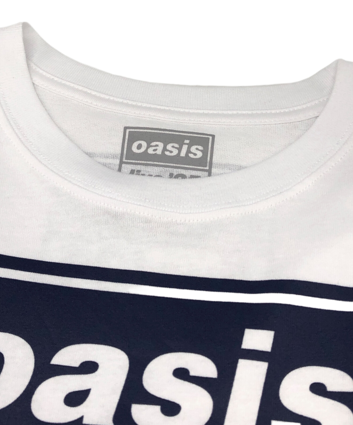中古・古着通販】oasis (オアシス) バンドTシャツ ホワイト サイズ:M