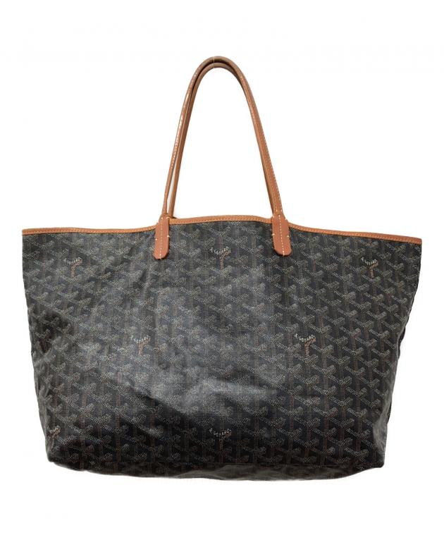 GOYARD ゴヤール サンルイPM 破れあり ジャンク要確認 中古・古着通販】GOYARD (ゴヤール) サンルイPM トートバッグ ブラック