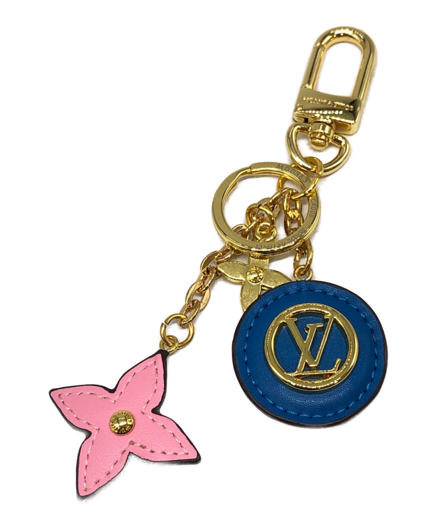 レア ルイヴィトン ポルトクレ・プレッピー フラワー M00363キーホルダー 中古・古着通販】LOUIS VUITTON (ルイ ヴィトン) ポルトクレ