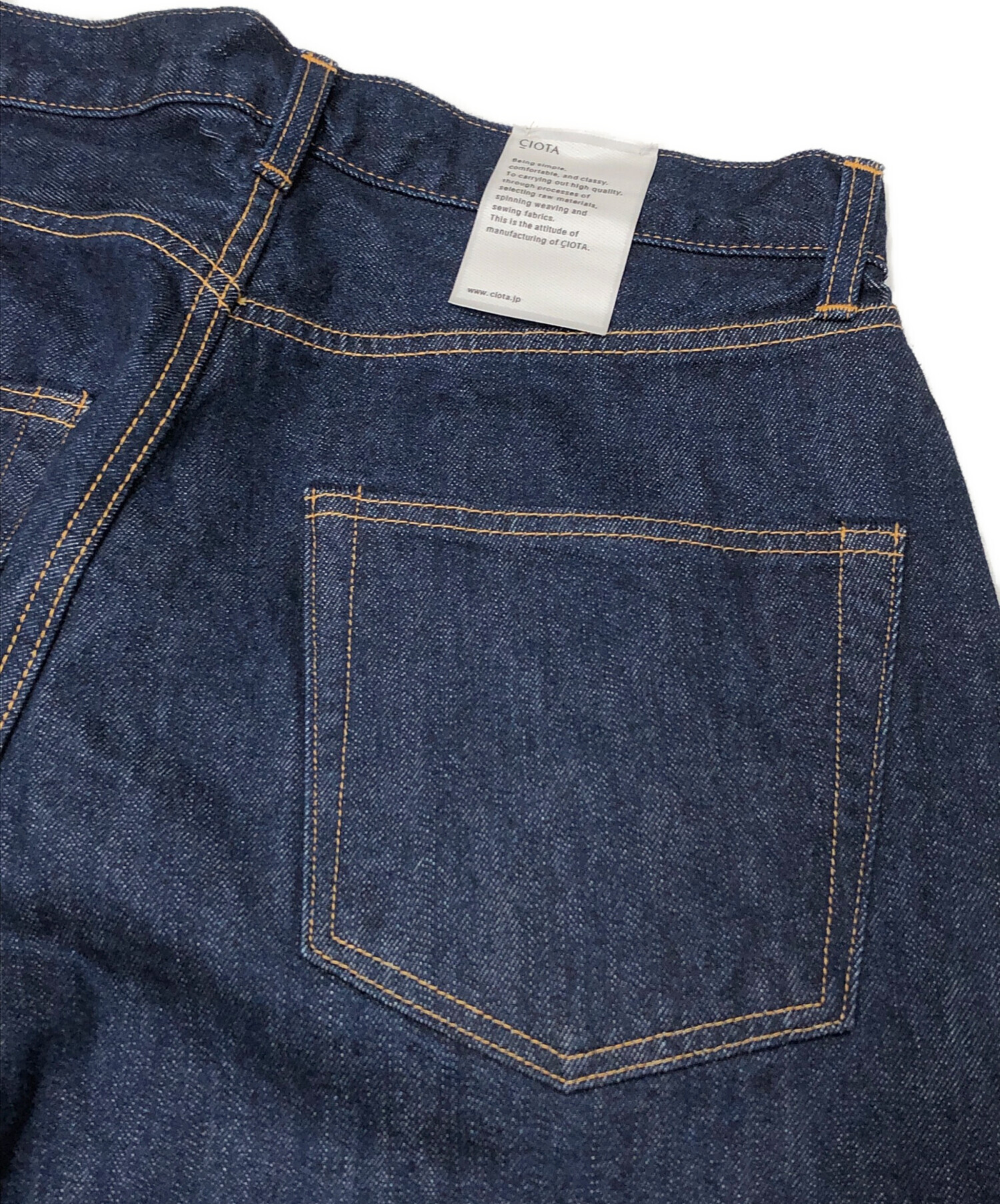 中古・古着通販】CIOTA (シオタ) 本藍スビンコットン 13,5oz