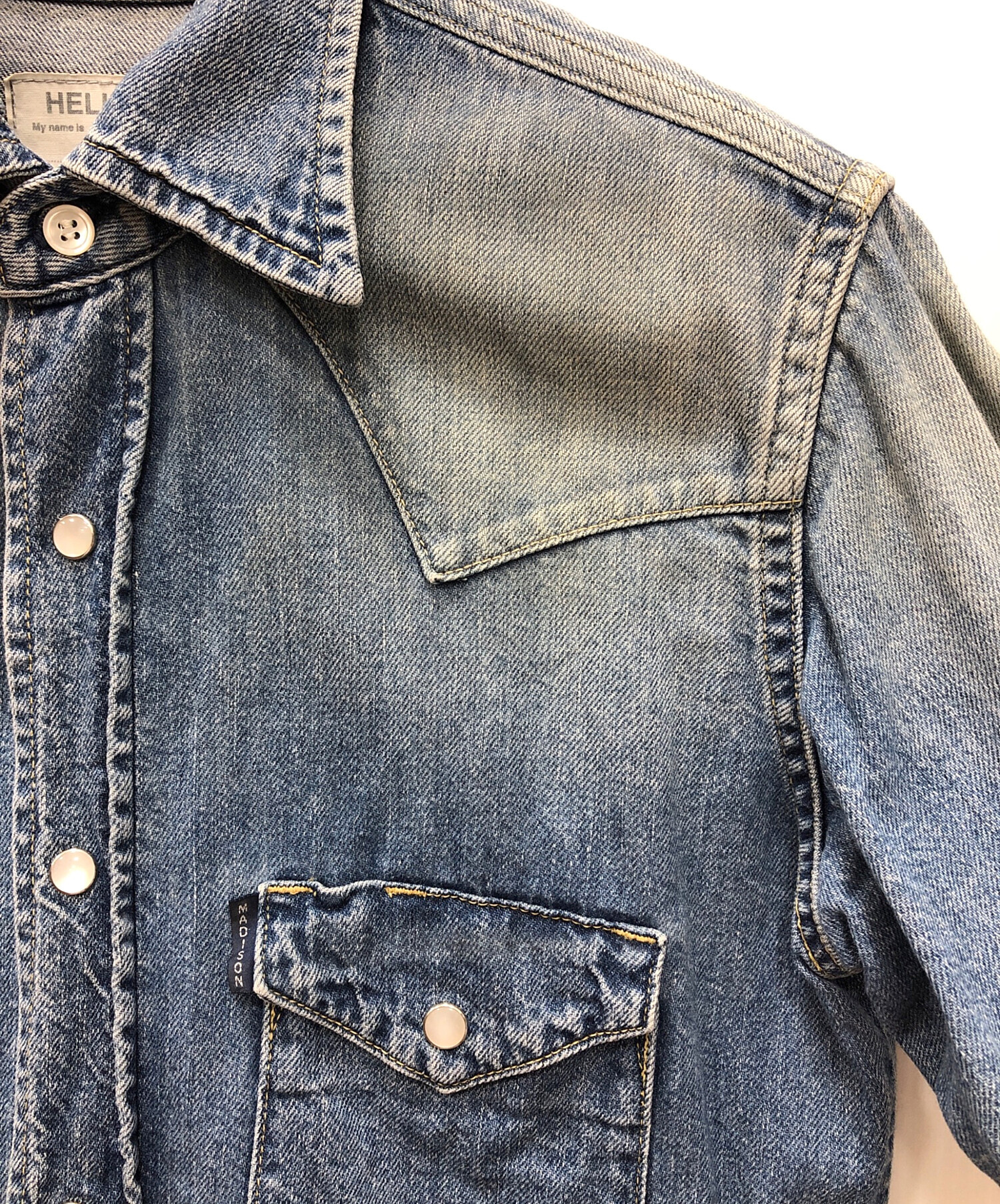 中古・古着通販】MADISON BLUE (マディソンブルー) WESTERN SH DENIM