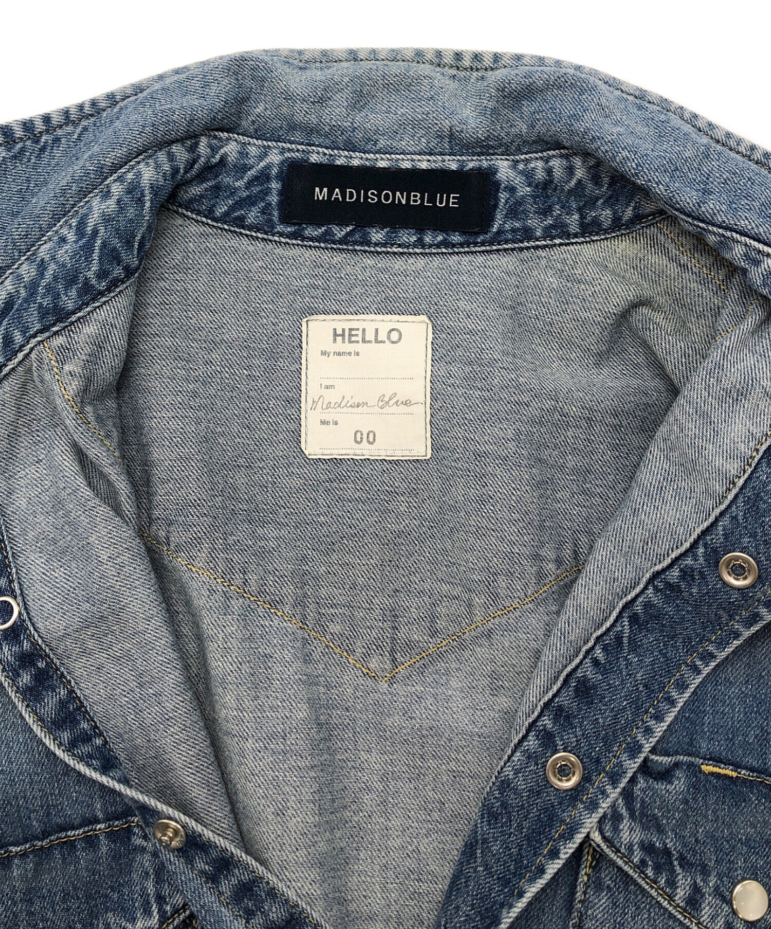 中古・古着通販】MADISON BLUE (マディソンブルー) WESTERN SH DENIM