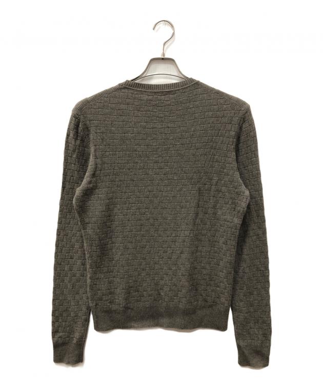 ルイヴィトン LOUIS VUITTON ダミエクルーネック ニット 中古・古着通販】LOUIS VUITTON (ルイ ヴィトン) ダミエクルーネック