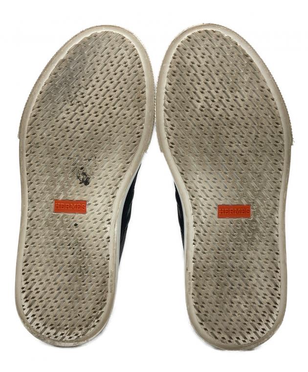 中古・古着通販】HERMES (エルメス) ディープ レザースニーカー