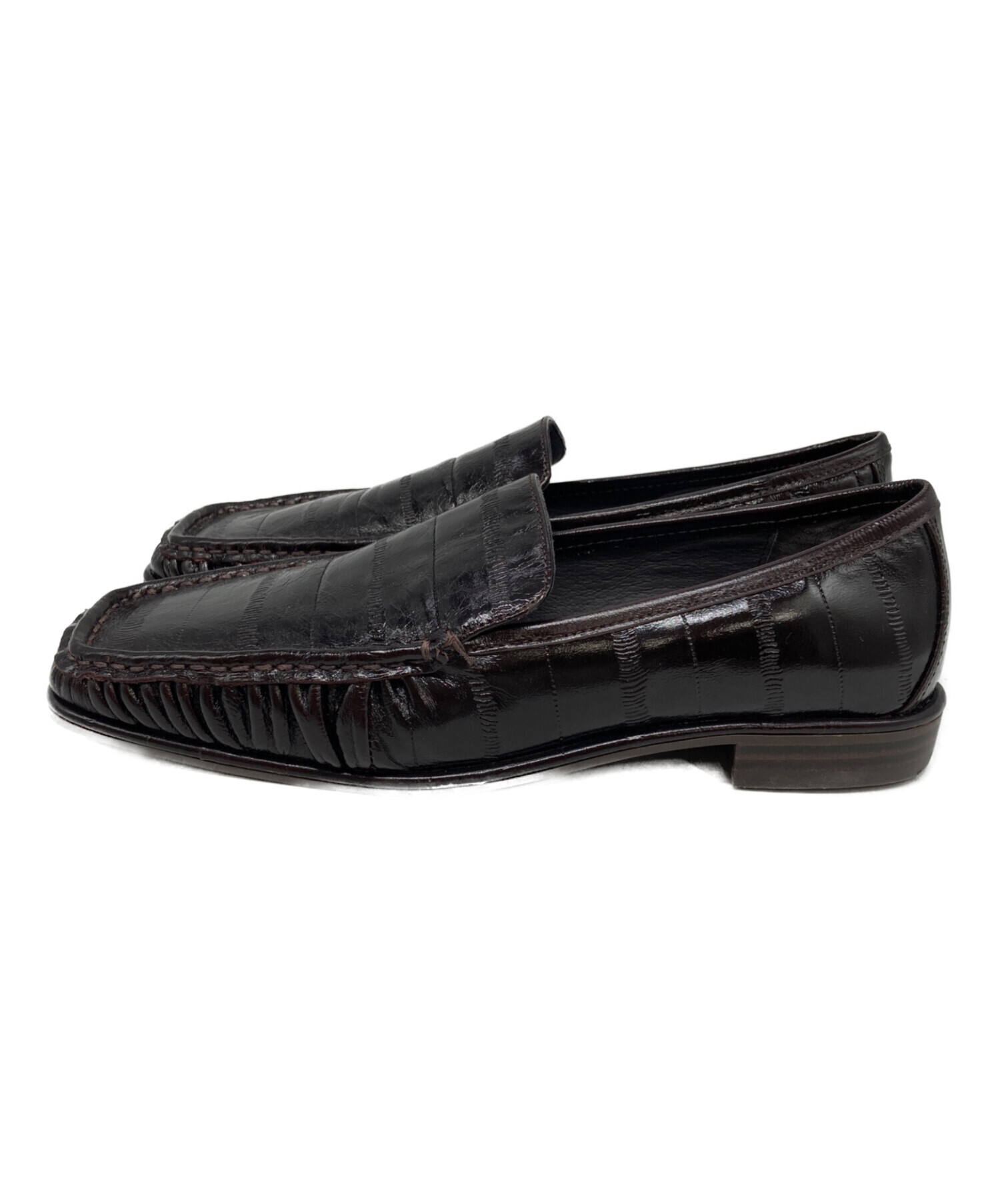 中古・古着通販】TODAYFUL (トゥデイフル) Squaretoe Gather Loafers
