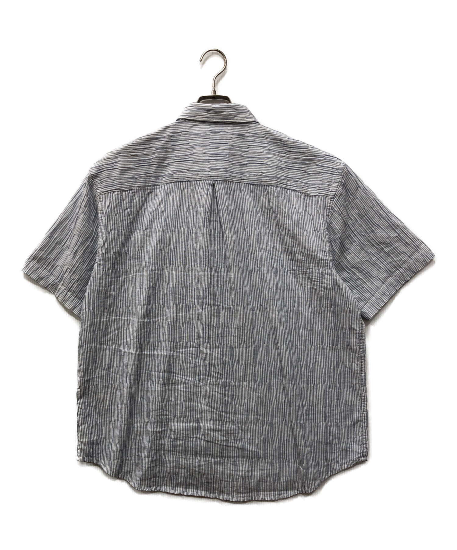 中古・古着通販】stussy (ステューシー) WAVY STRIPED SHORT SLEEVE 
