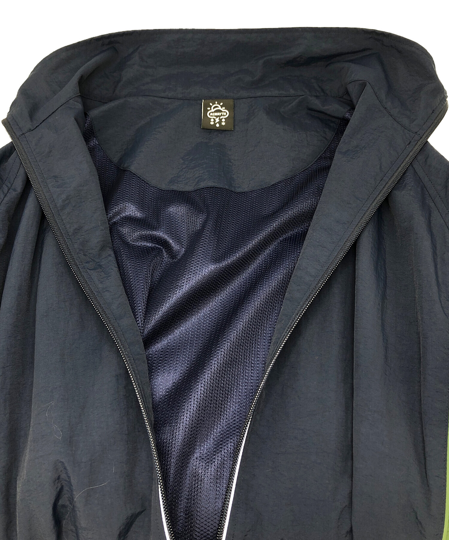 中古・古着通販】ALWAYTH (オールウェイズ) Training Jacket ネイビー
