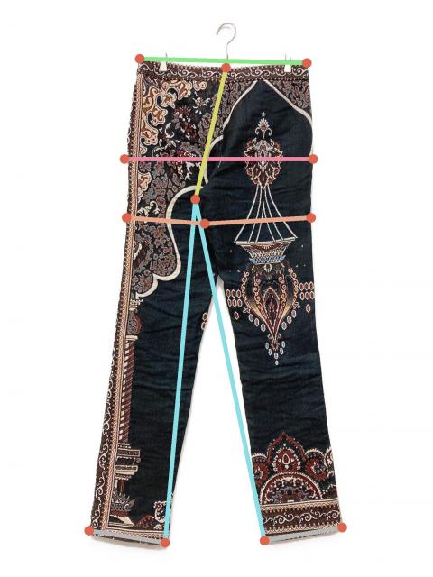 GUAPI タペストリー 中古・古着通販】GUAPI (グアピ) Tapestry Pants ブラック サイズ:32