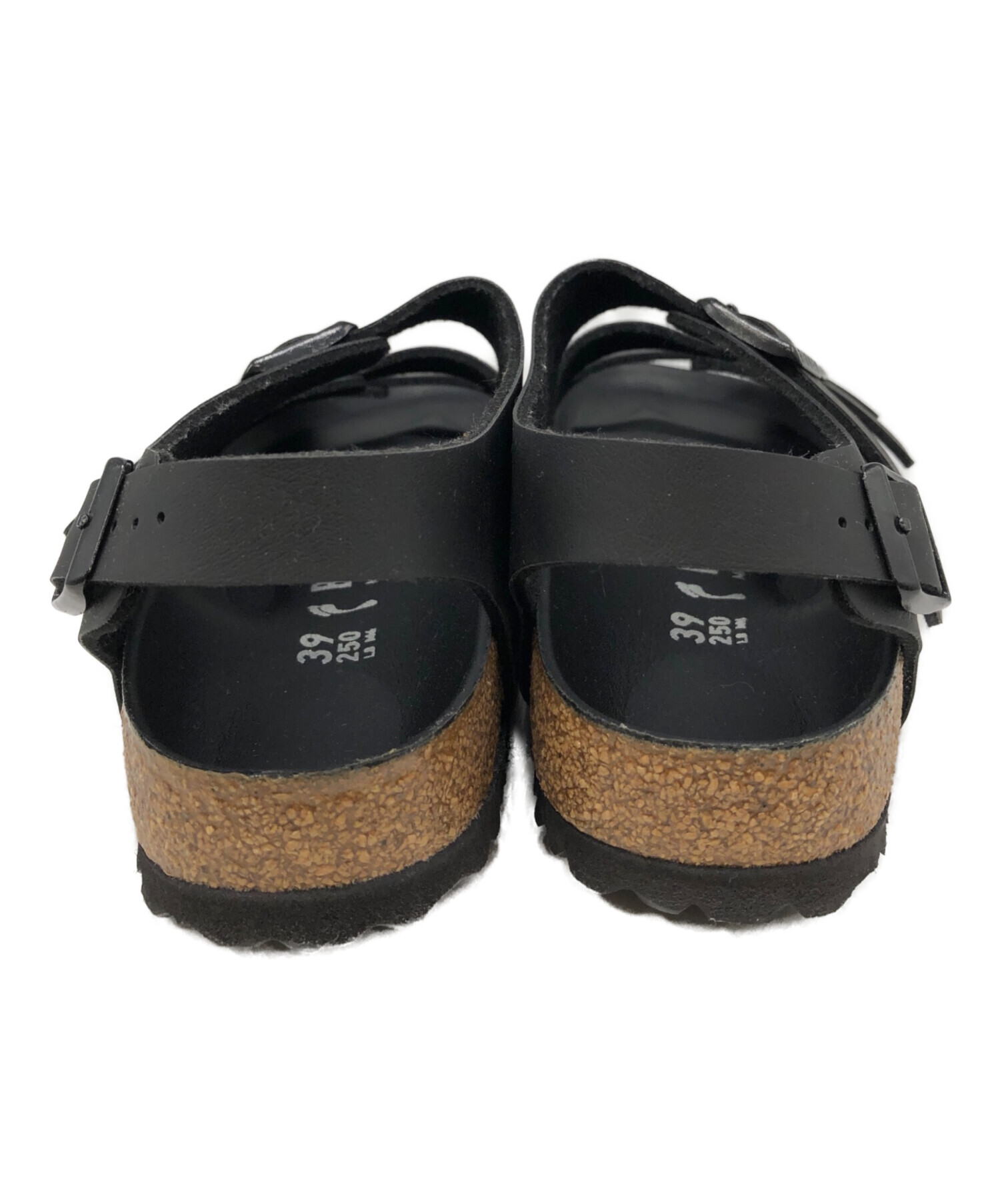 ビルケンシュトック　オスロ　Oslo　オールレザー　ブラック　25cm 中古・古着通販】BIRKENSTOCK (ビルケンシュトック) OSLO レザー