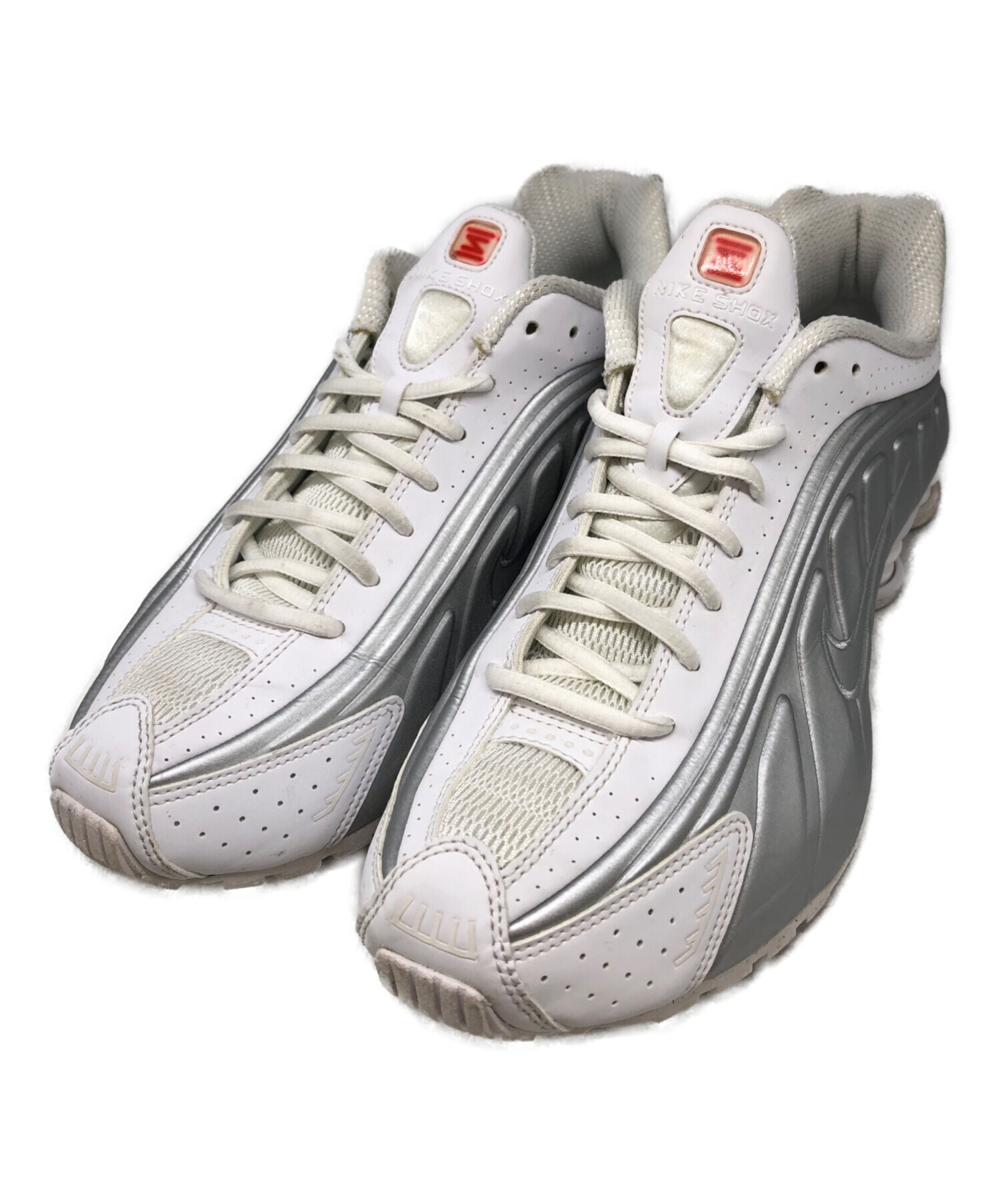 中古・古着通販】NIKE (ナイキ) SHOX R4 WHITE/WHITE-METALLIC SILVER 