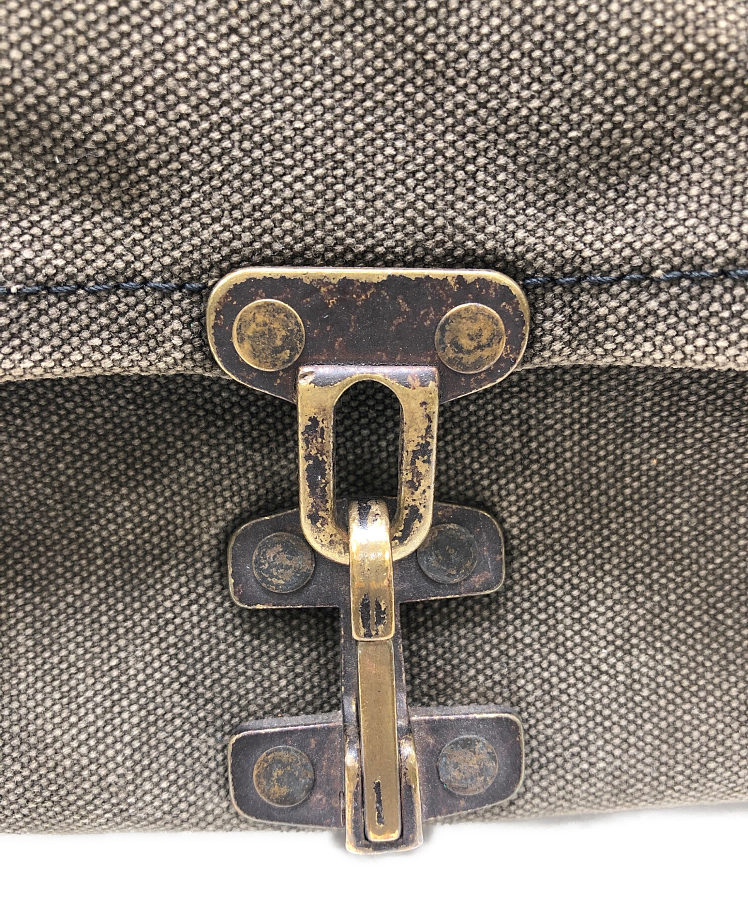 新品未使用VASCO ブラウンレザー メッセンジャーバッグ 中古・古着通販】vasco (ヴァスコ) キャンバスメッセンジャーバッグ