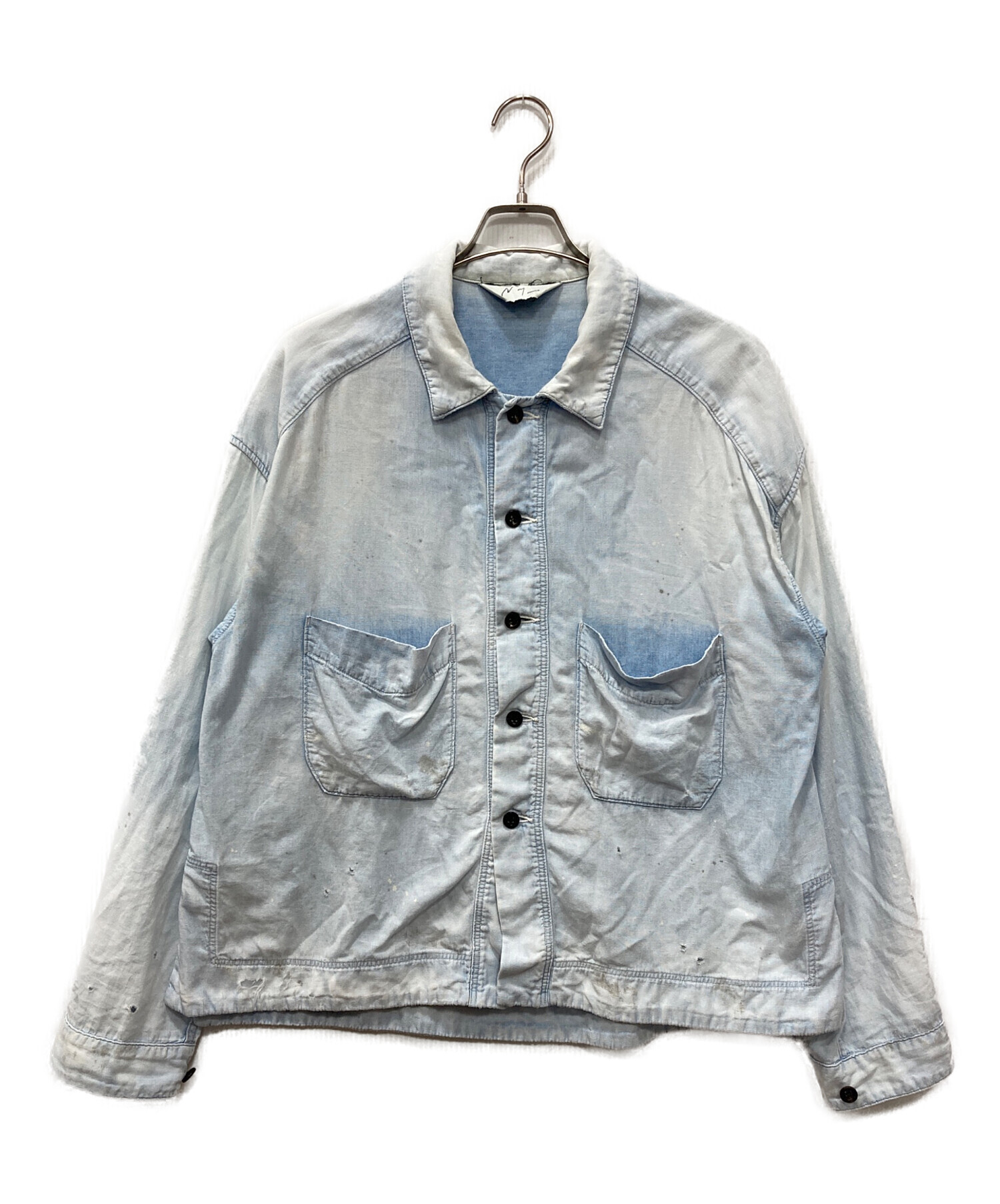 中古・古着通販】ANCELLM (アンセルム) CHAMBRAY SHIRT JACKET